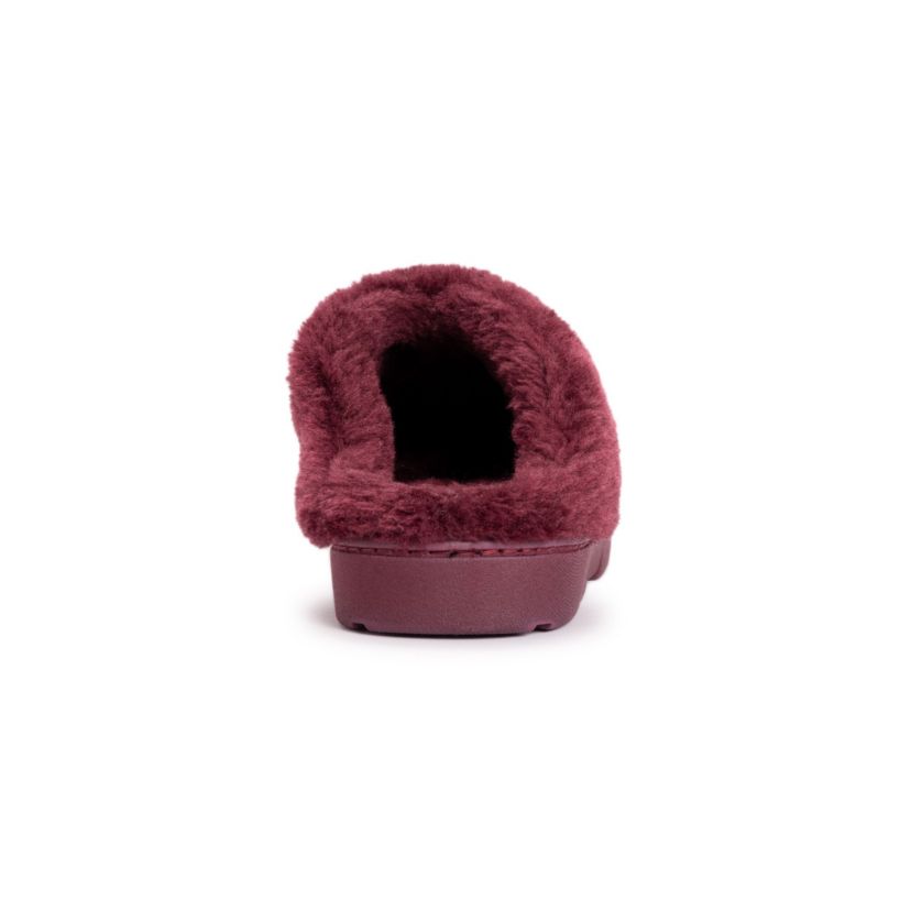 Womens Faux Suede Clog