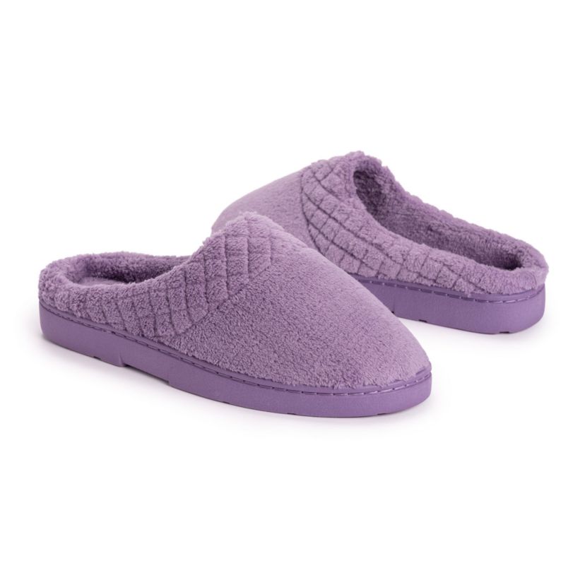 Womens Quilted Clog Slipper
