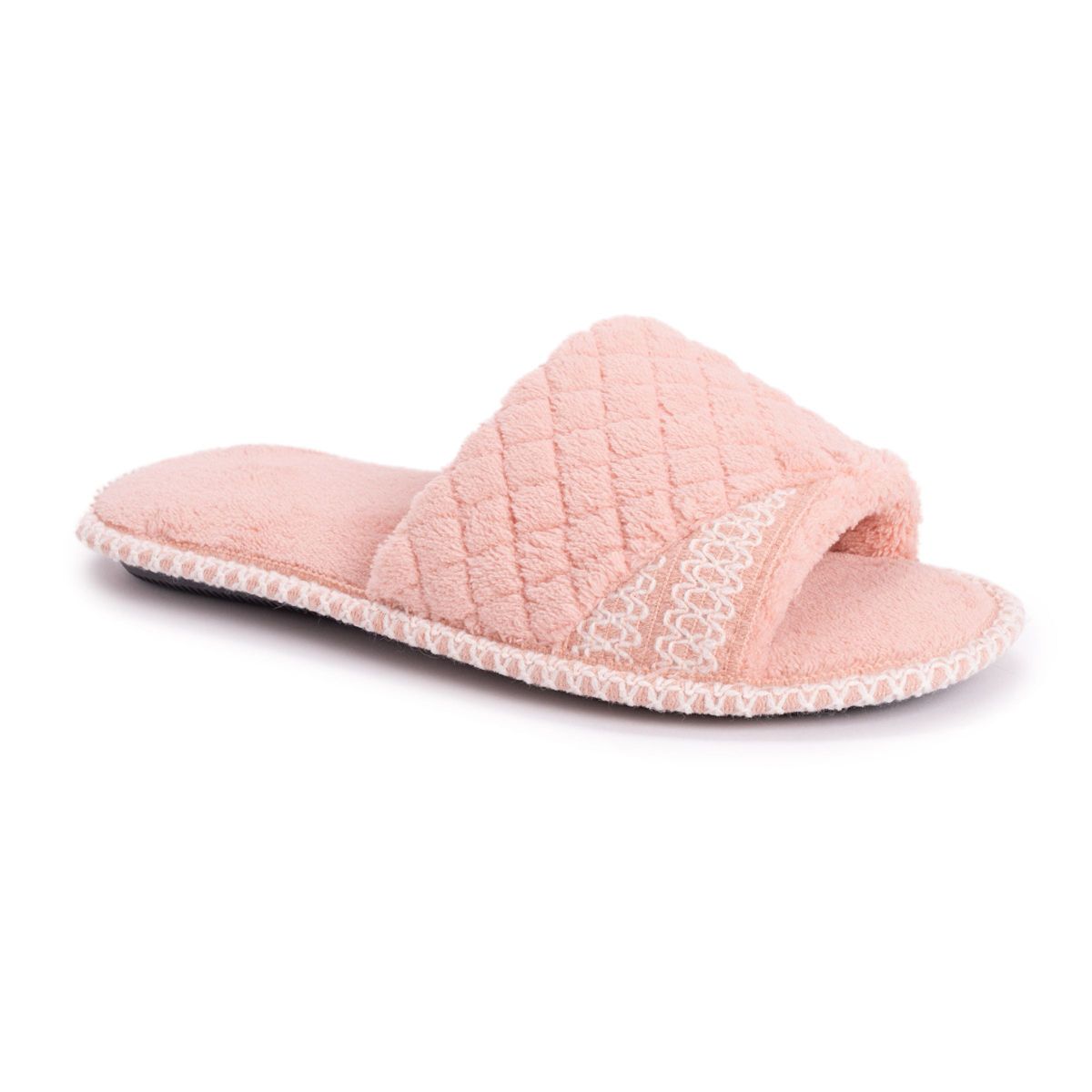 Womens Sally Open Toe Scuff Slipper