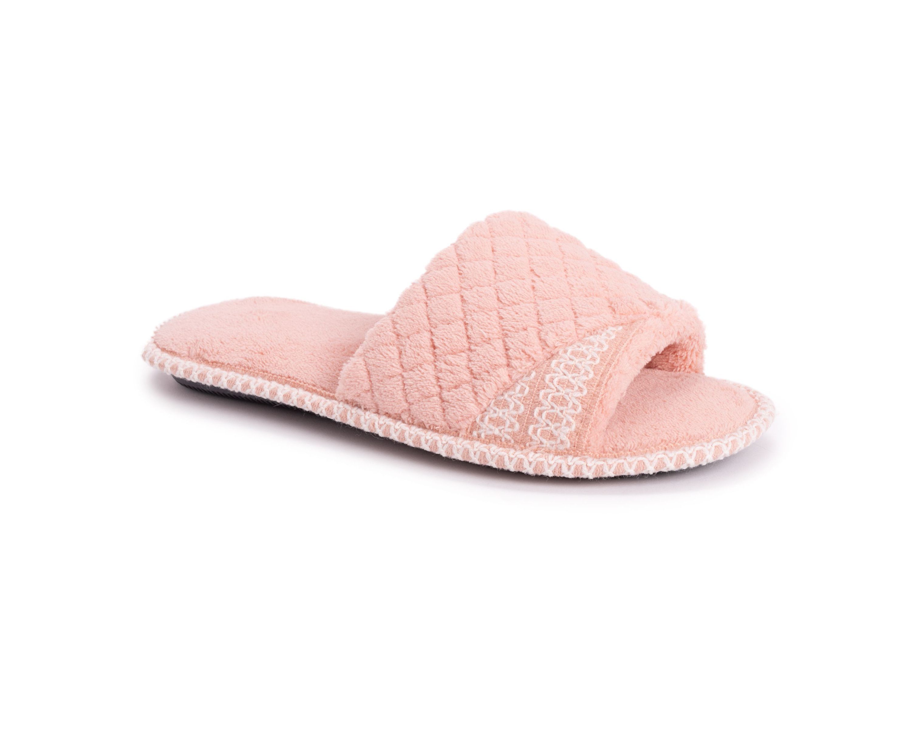 Womens Sally Open Toe Scuff Slipper