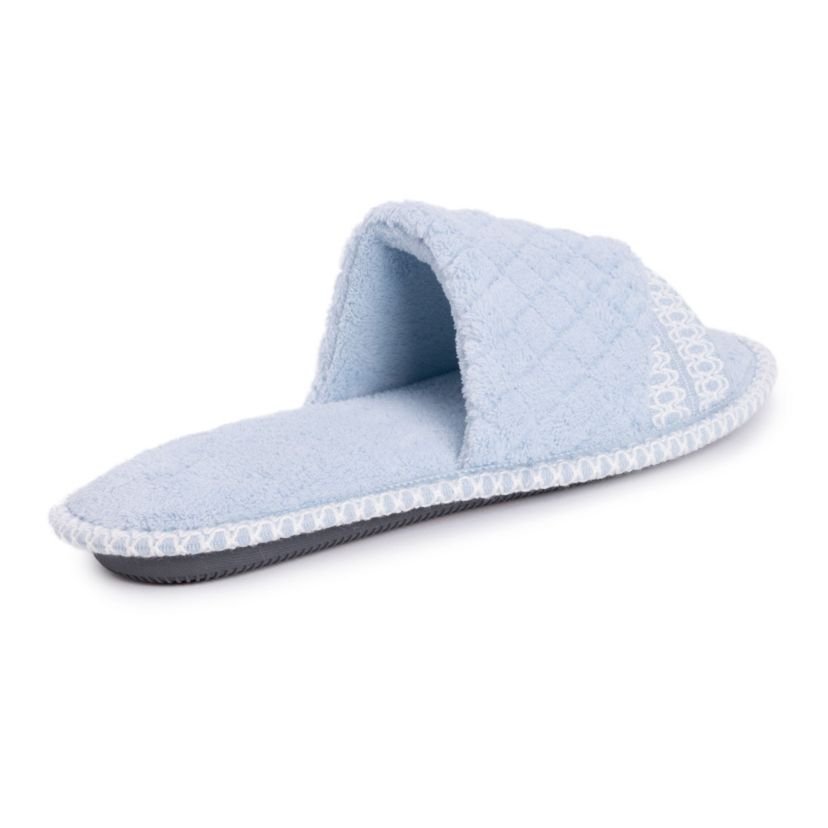 Womens Sally Open Toe Scuff Slipper