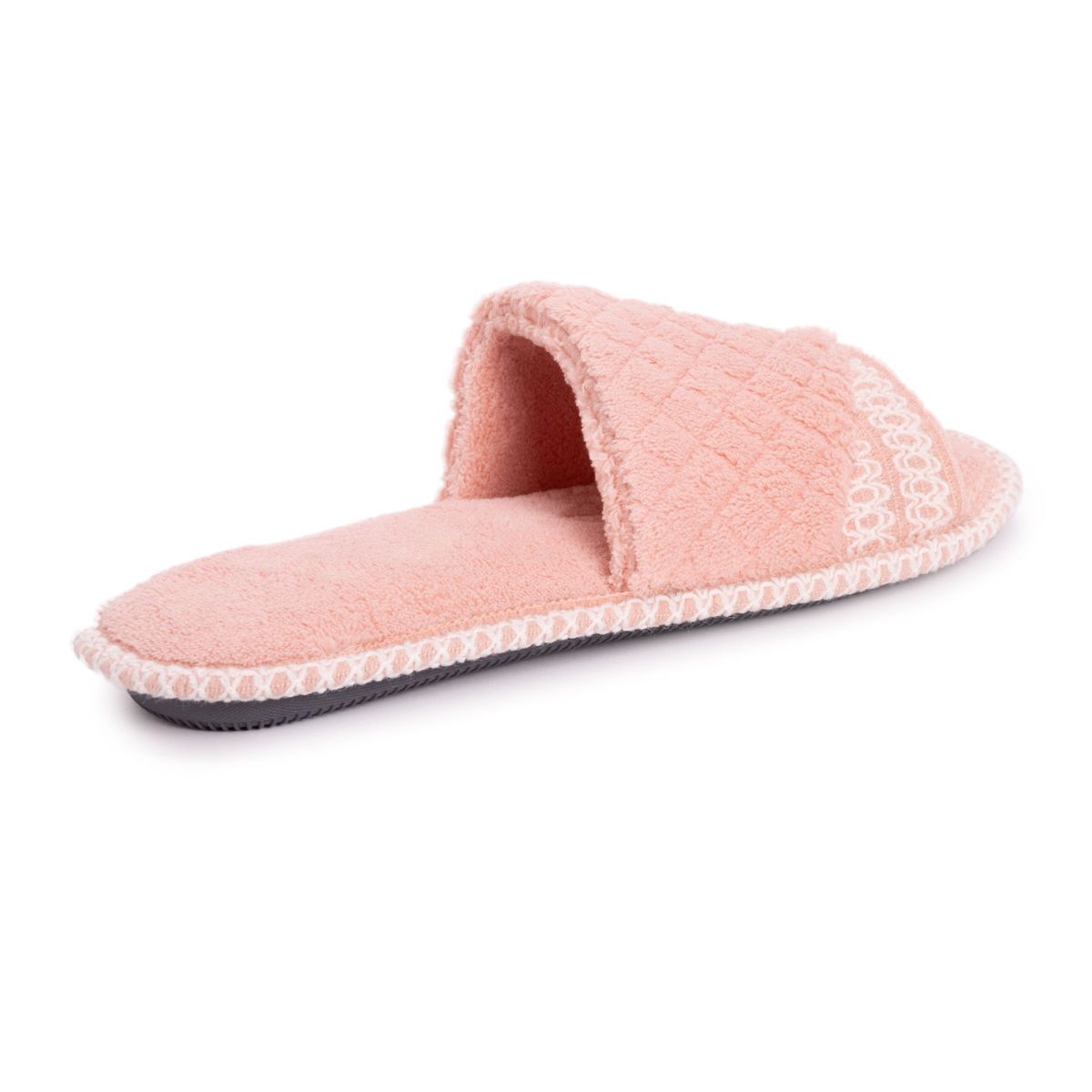 Womens Sally Open Toe Scuff Slipper