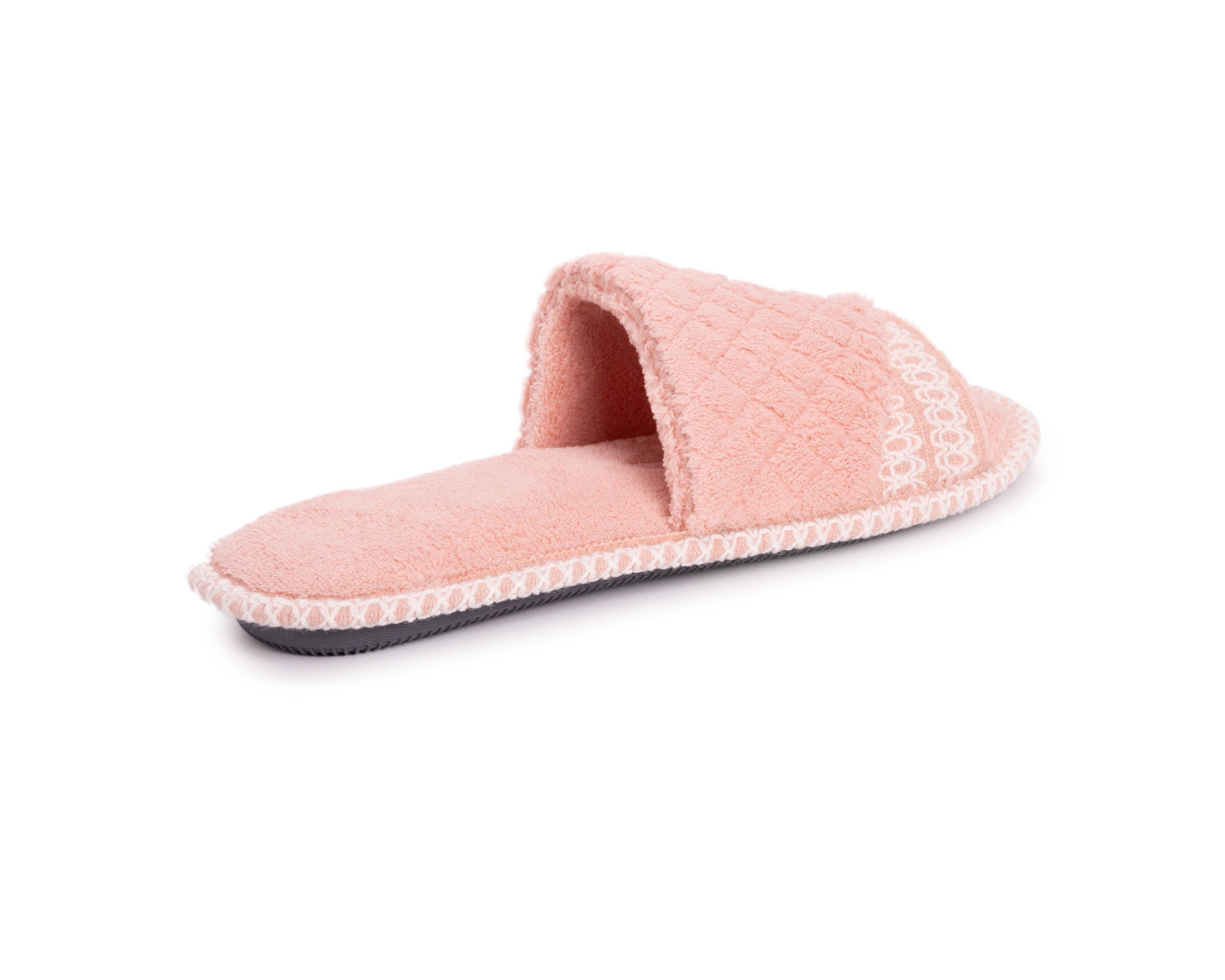 Womens Sally Open Toe Scuff Slipper
