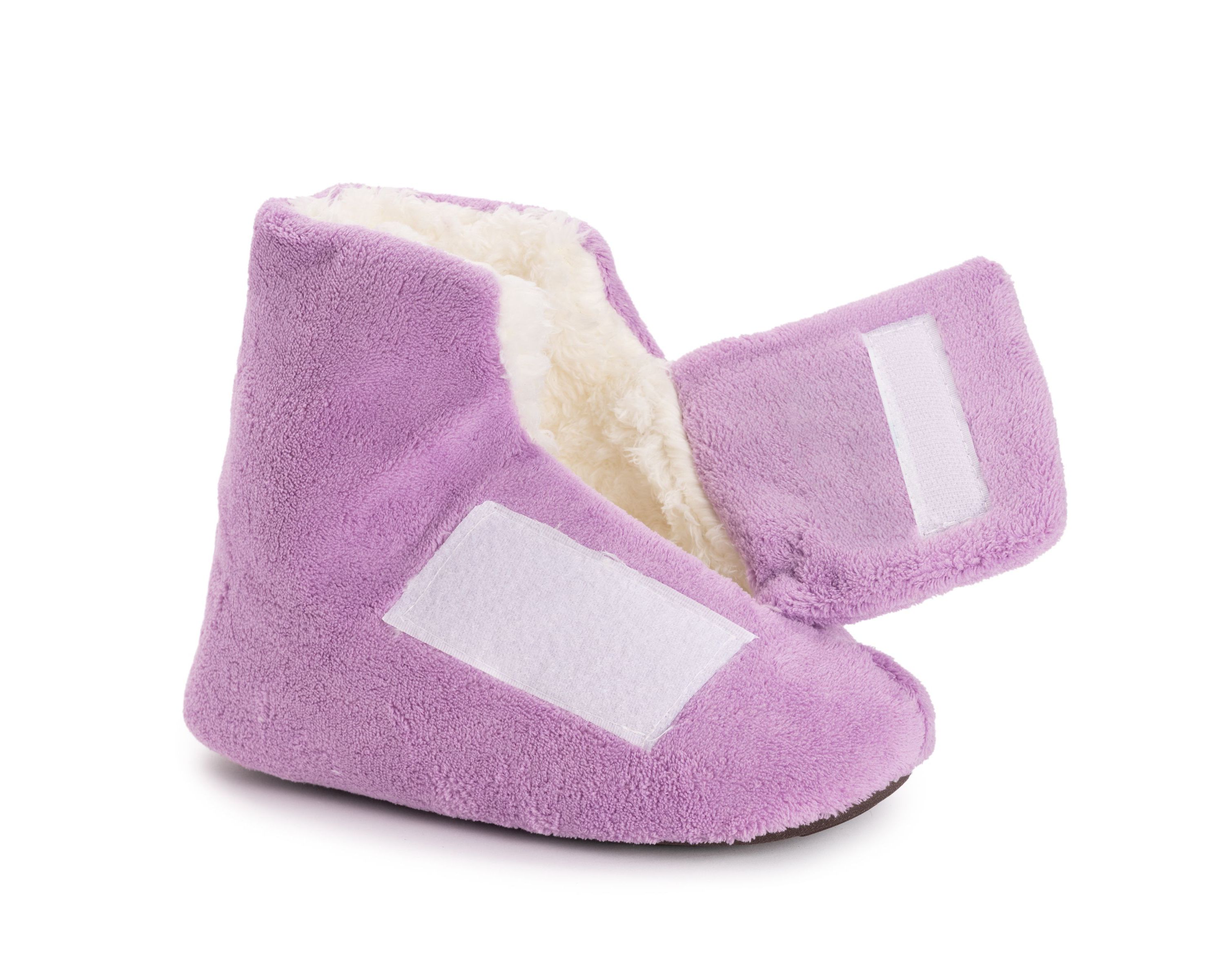 Womens Faux Fur Lined Bootie Slippers