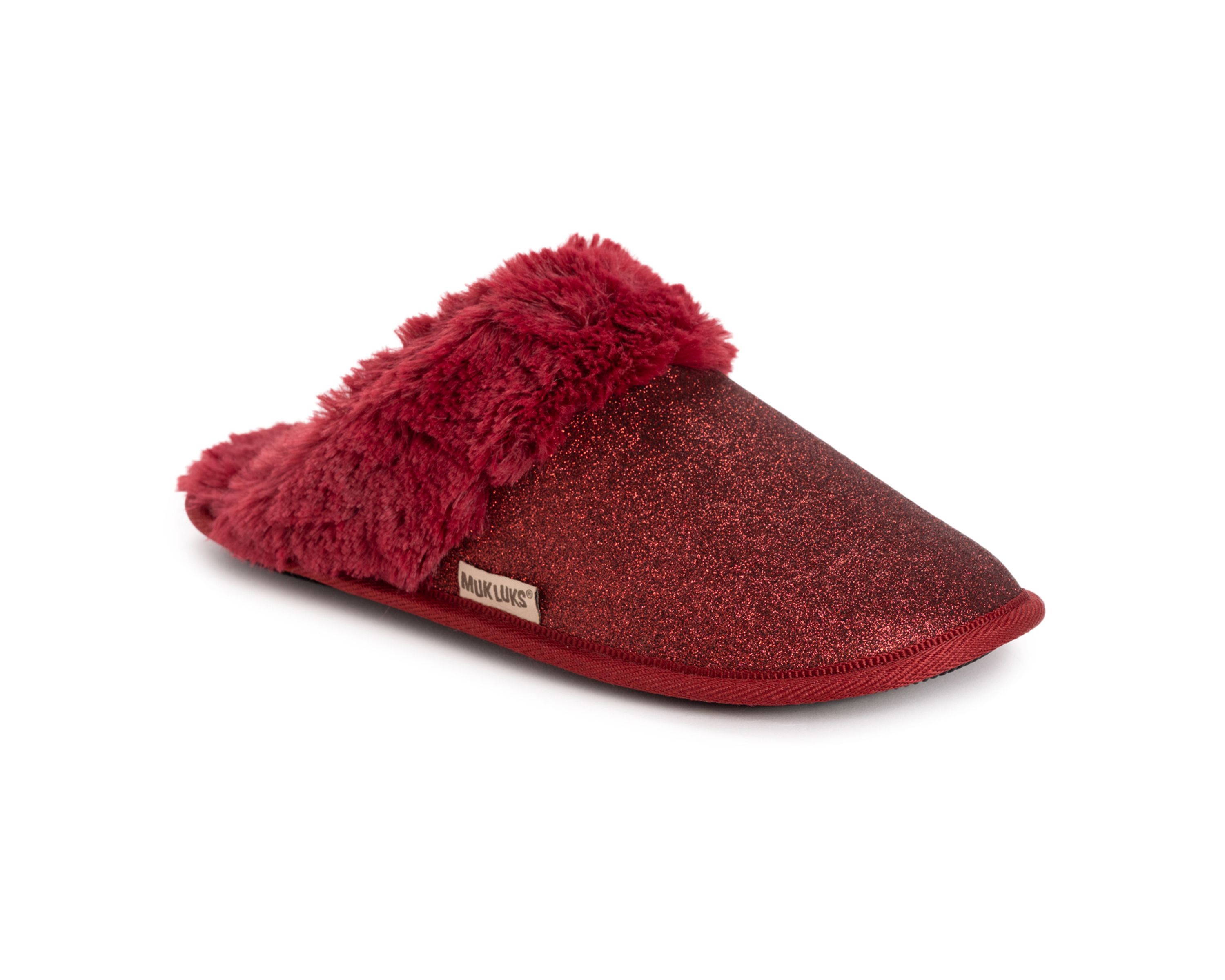 Womens Angled Sparkle Scuff
