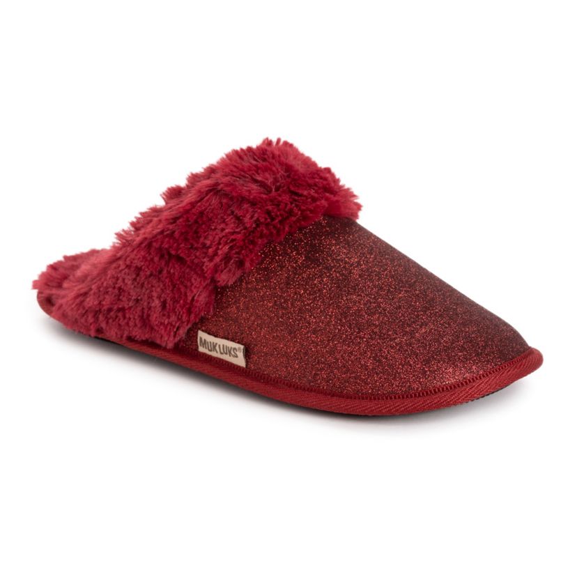 Womens Angled Sparkle Scuff