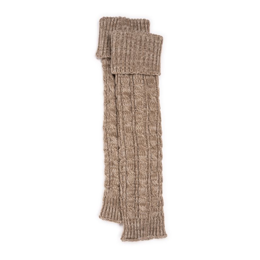 Womens Tall Cabled Knit Leg Warmer