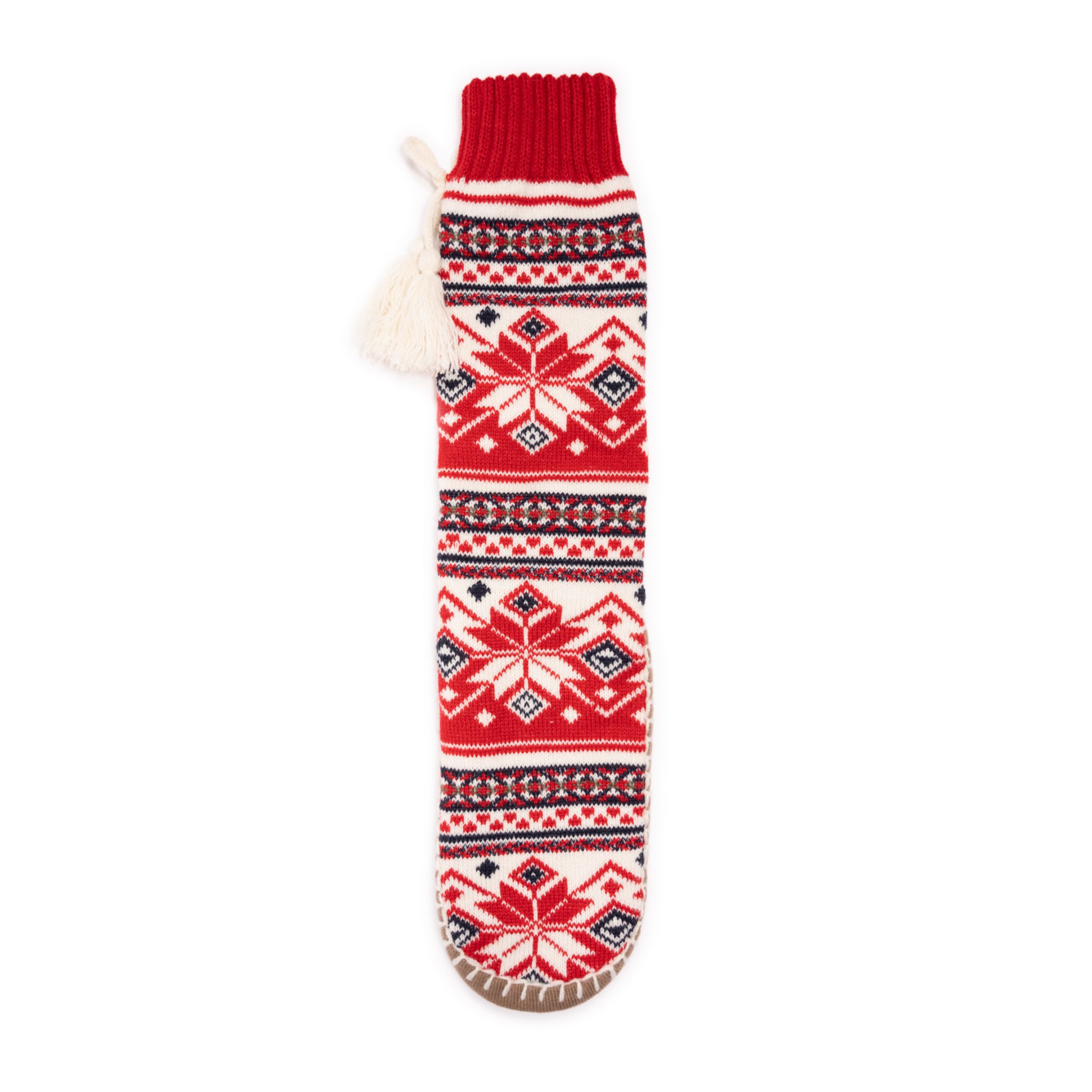 Womens Tassel Slipper Socks