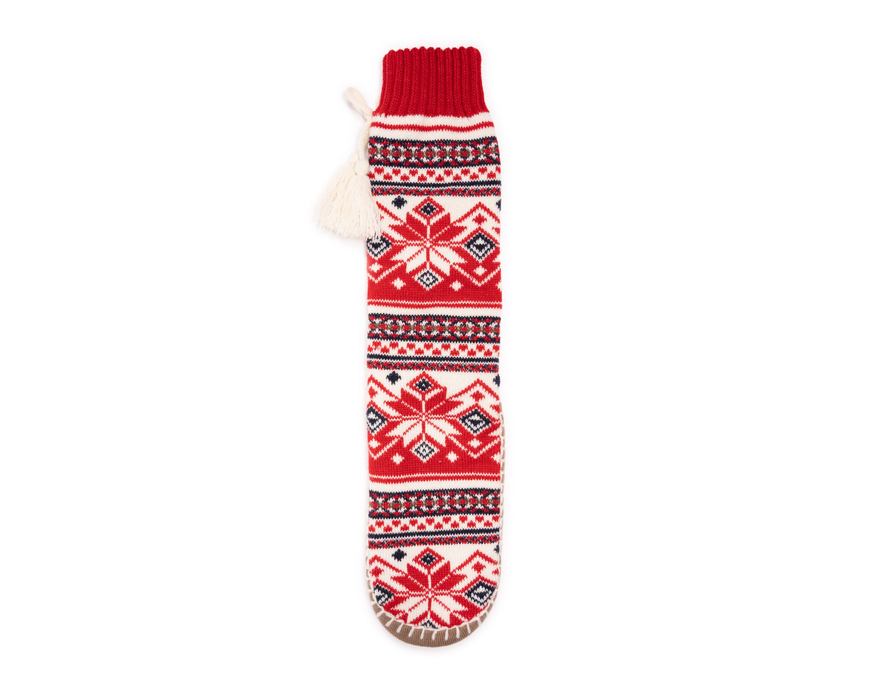Womens Tassel Slipper Socks