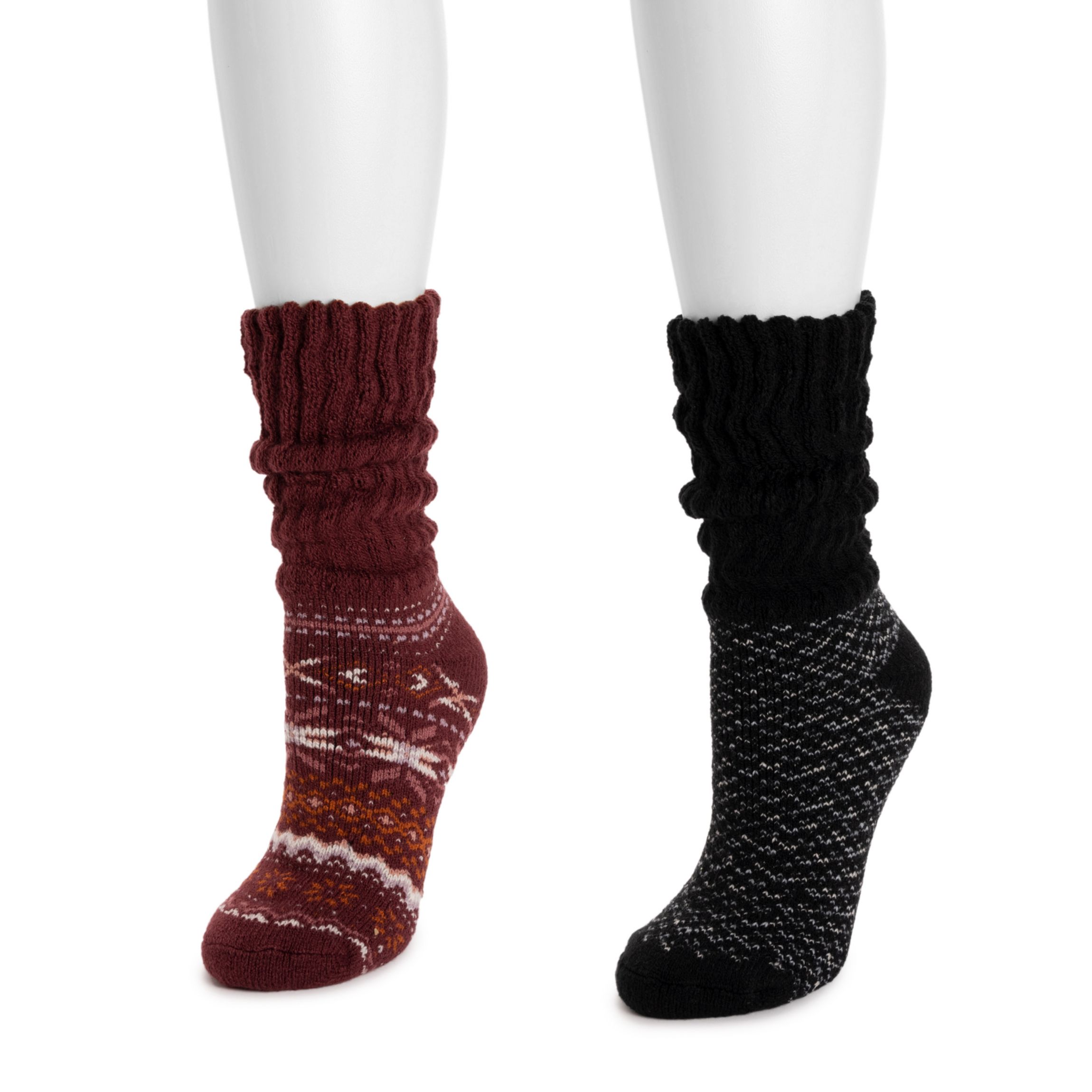 Womens Slouch Heat Retainer Sock (2 Pair Pack)