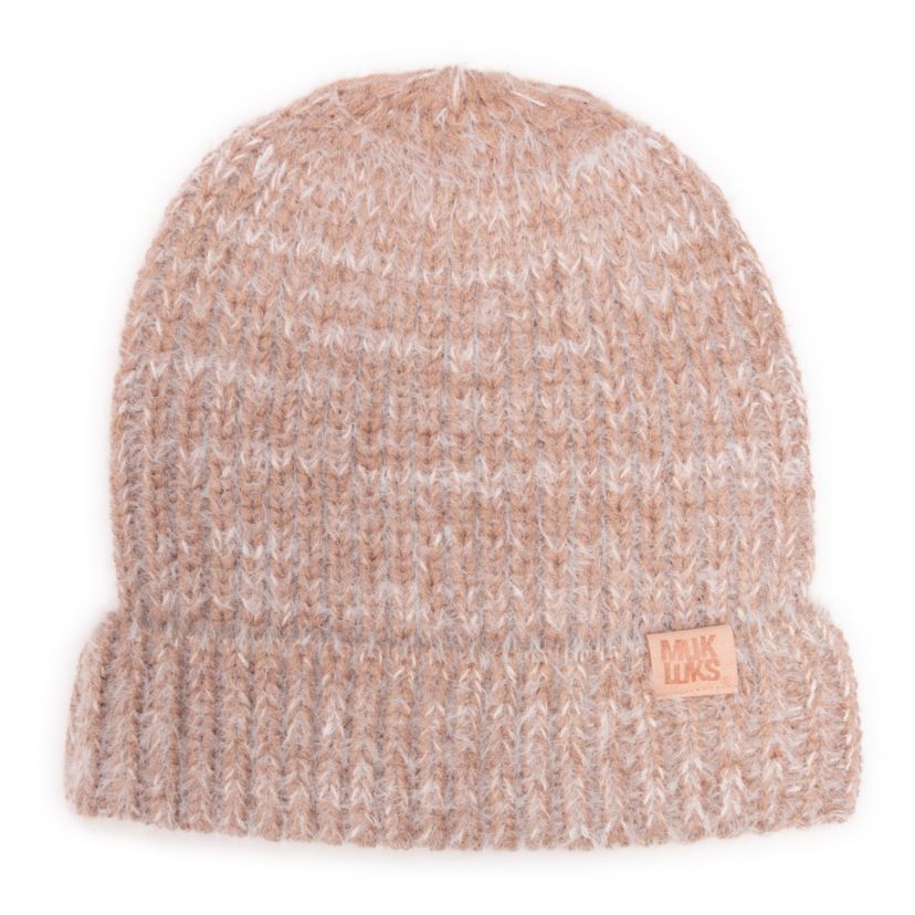 Womens Eyelash Rib Beanie