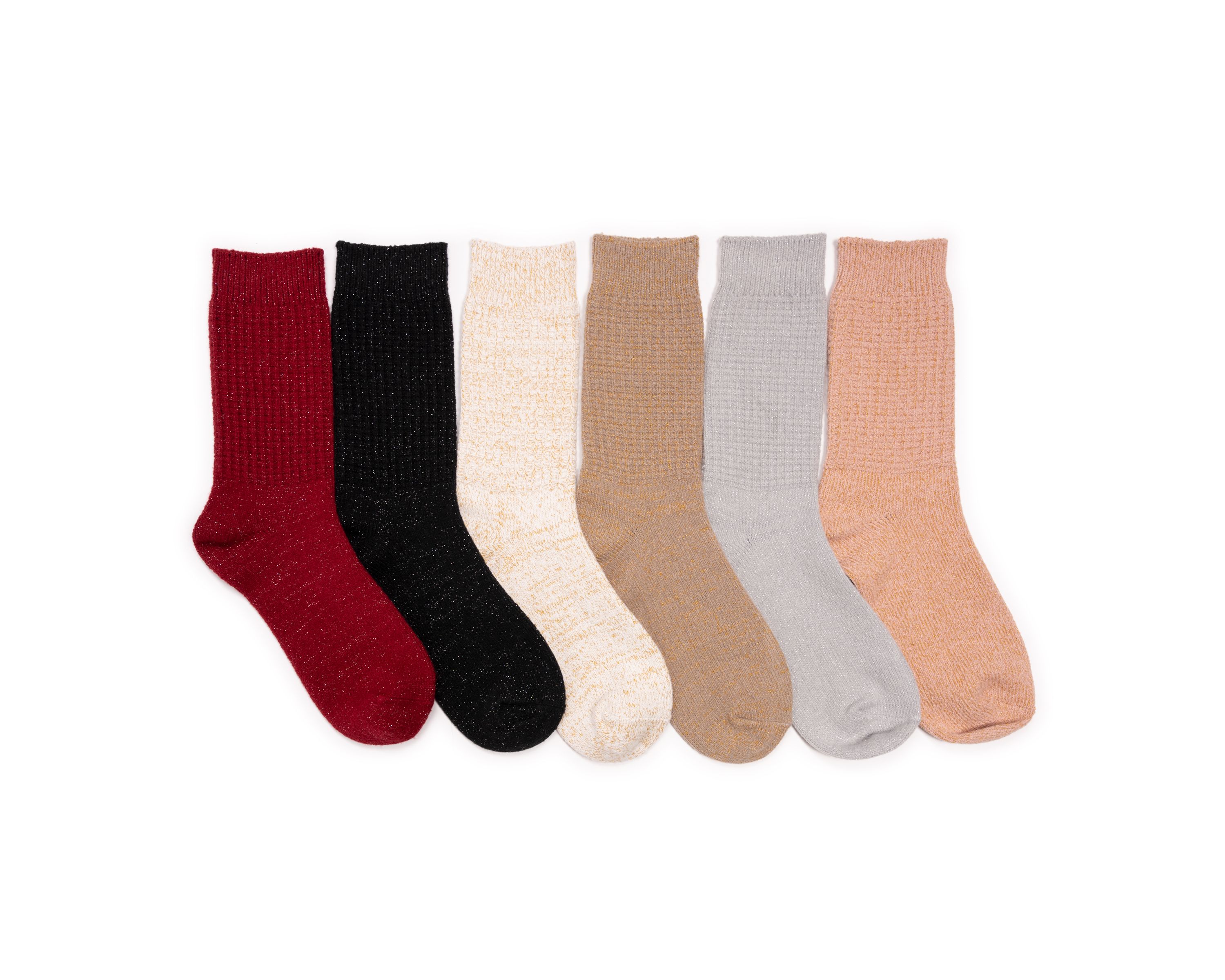 Womens Microfiber Boot Socks (6 Pack)
