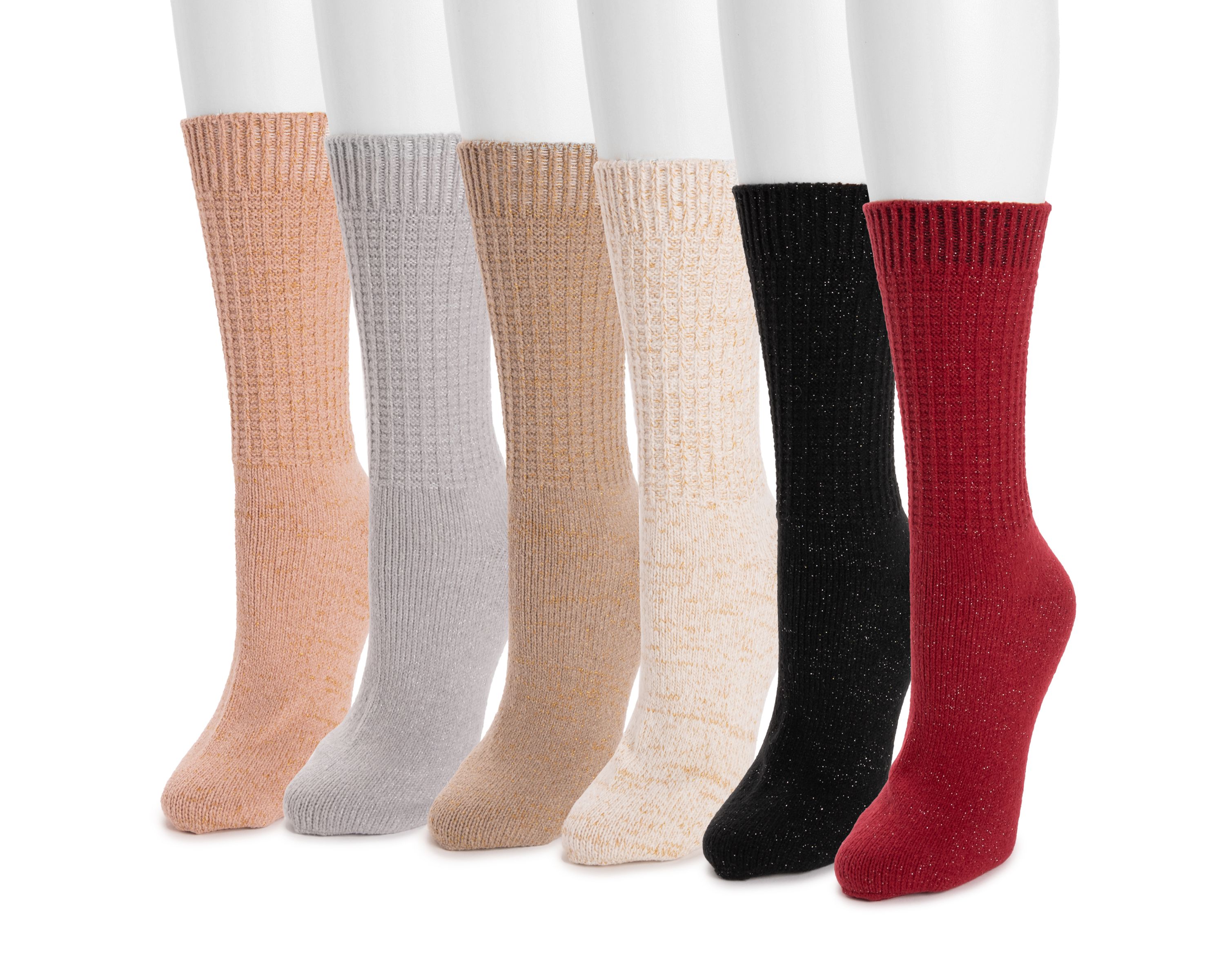 Womens Microfiber Boot Socks (6 Pack)