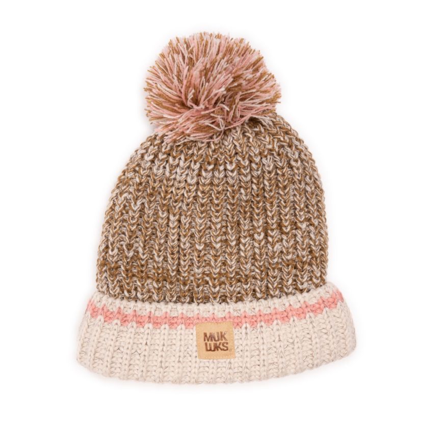 Womens Marled Chunky Stitch Hat