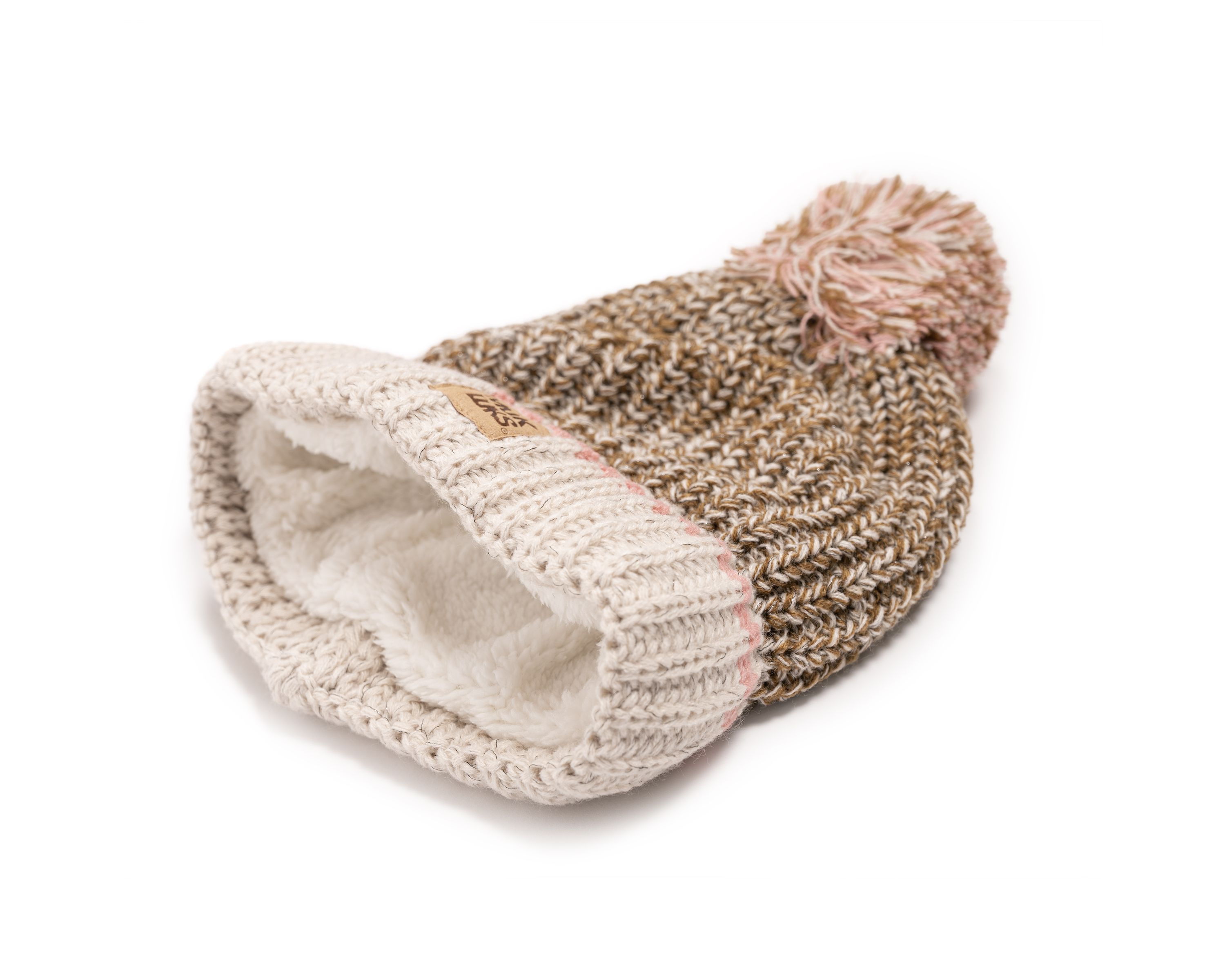 Womens Marled Chunky Stitch Hat