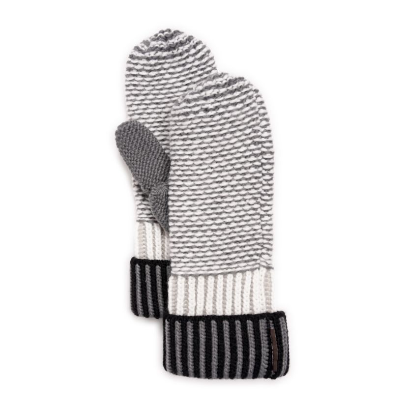 Womens Textured Mitten