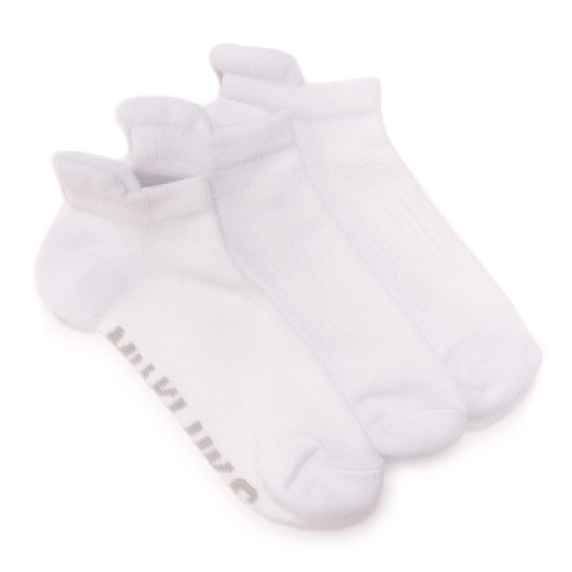 Womens 3 Pack Nylon Compression Ankle Socks