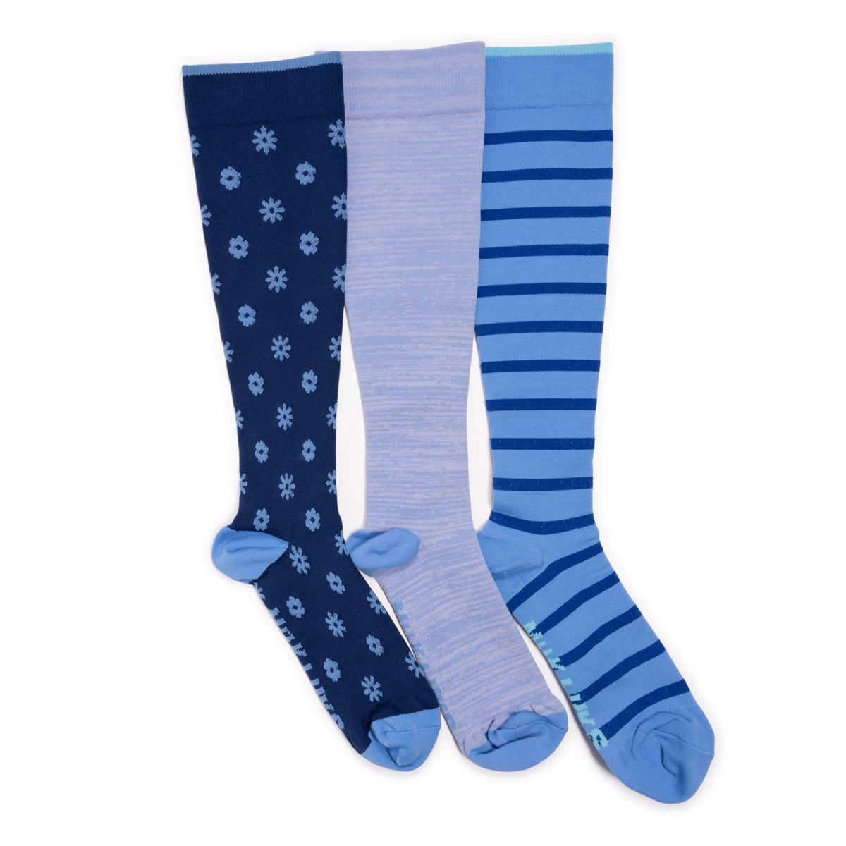 Womens 3 Pair Pack Compression Socks