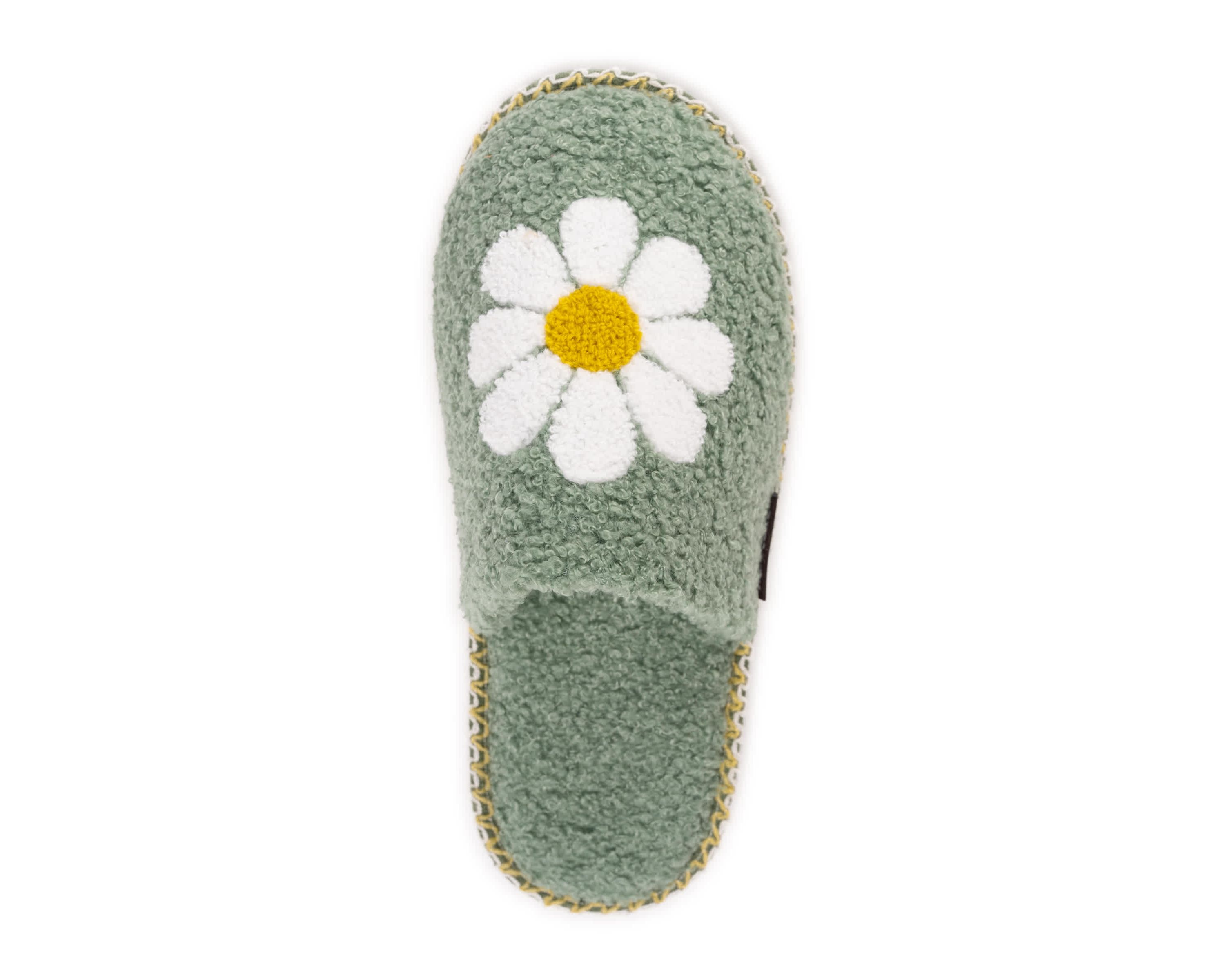 Womens Novelty Punch Needle Scuff