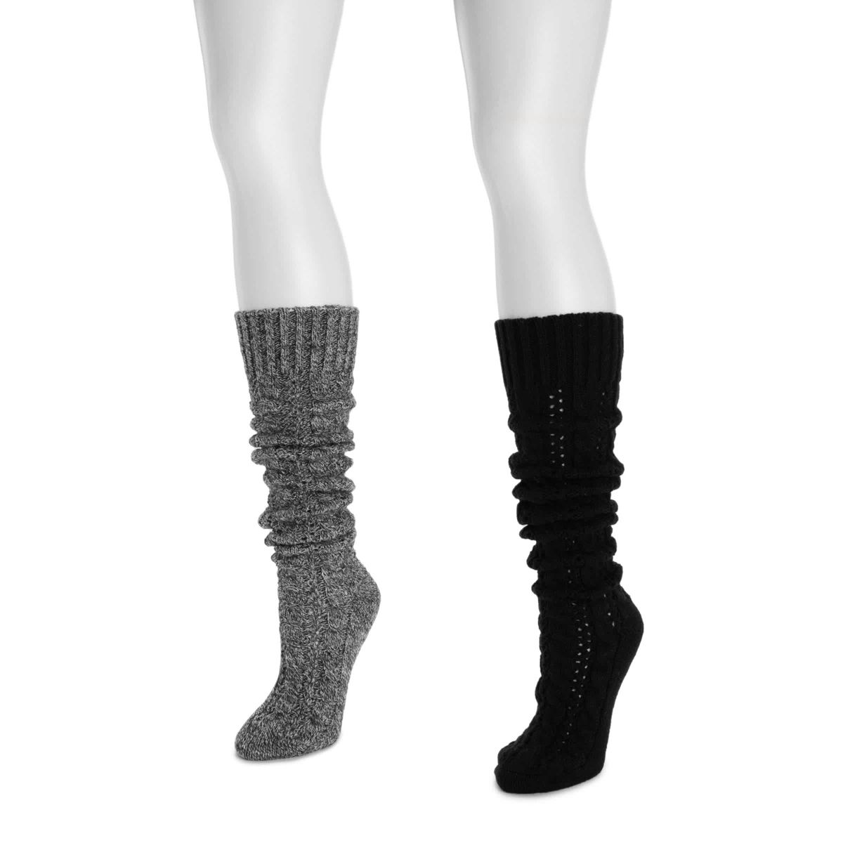 Slouch Knit Cable 2 Pair Pack