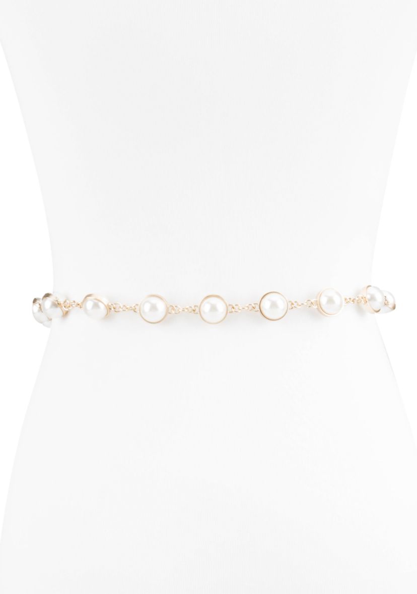 Dress Pearl Chain Fashion Belt