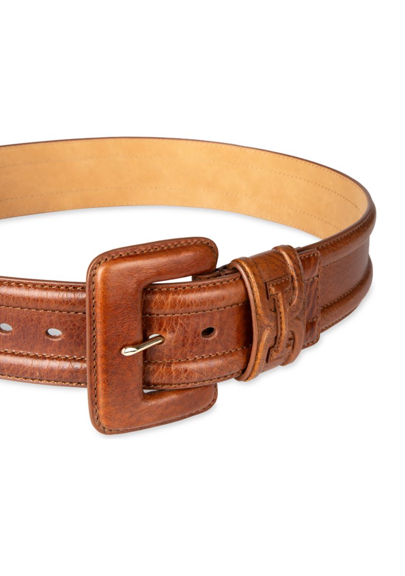 Double E Belt Loop Wide Width Fashion Belt