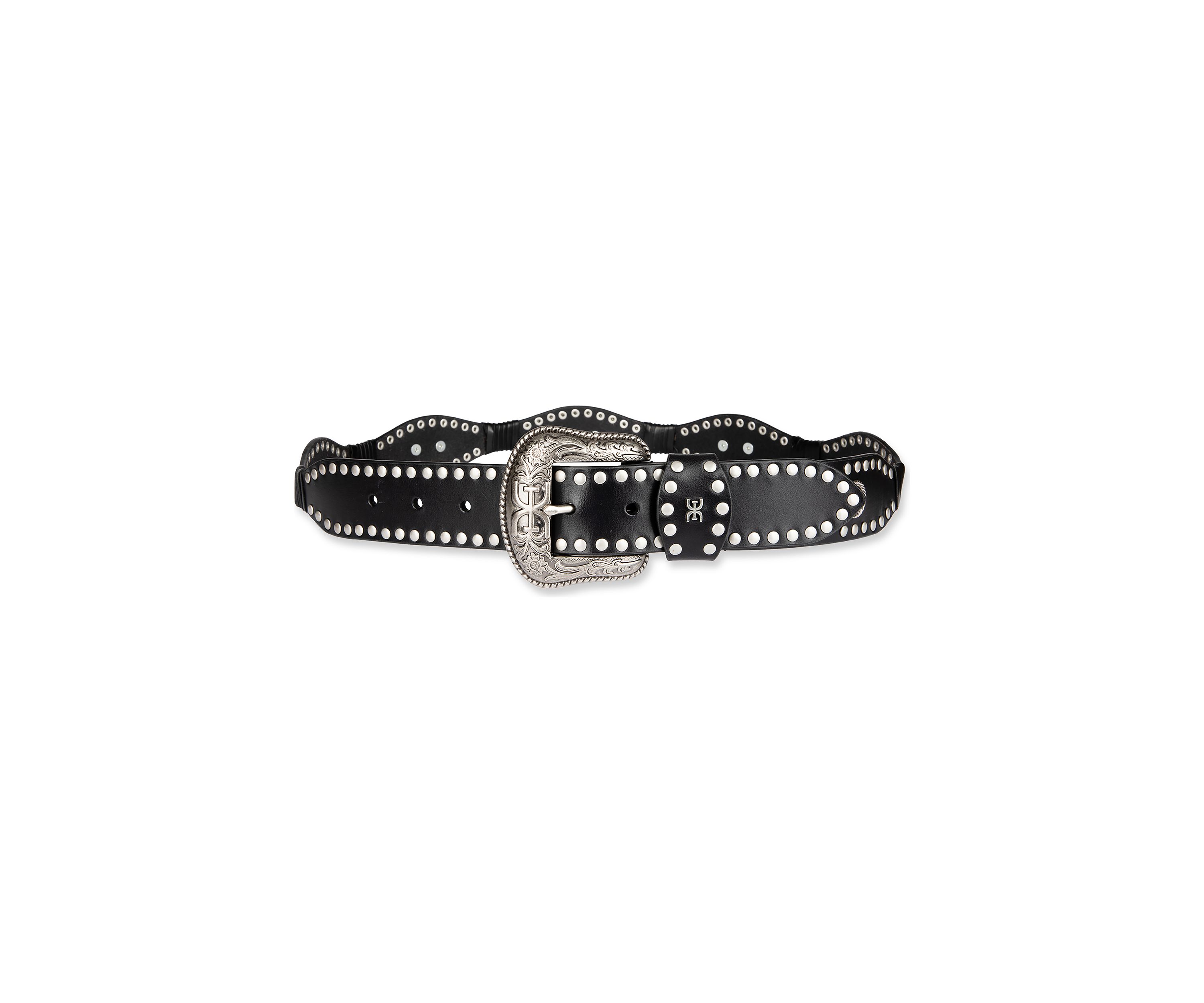 Sam Edelman Womens Studded Western Leather Fashion Belt