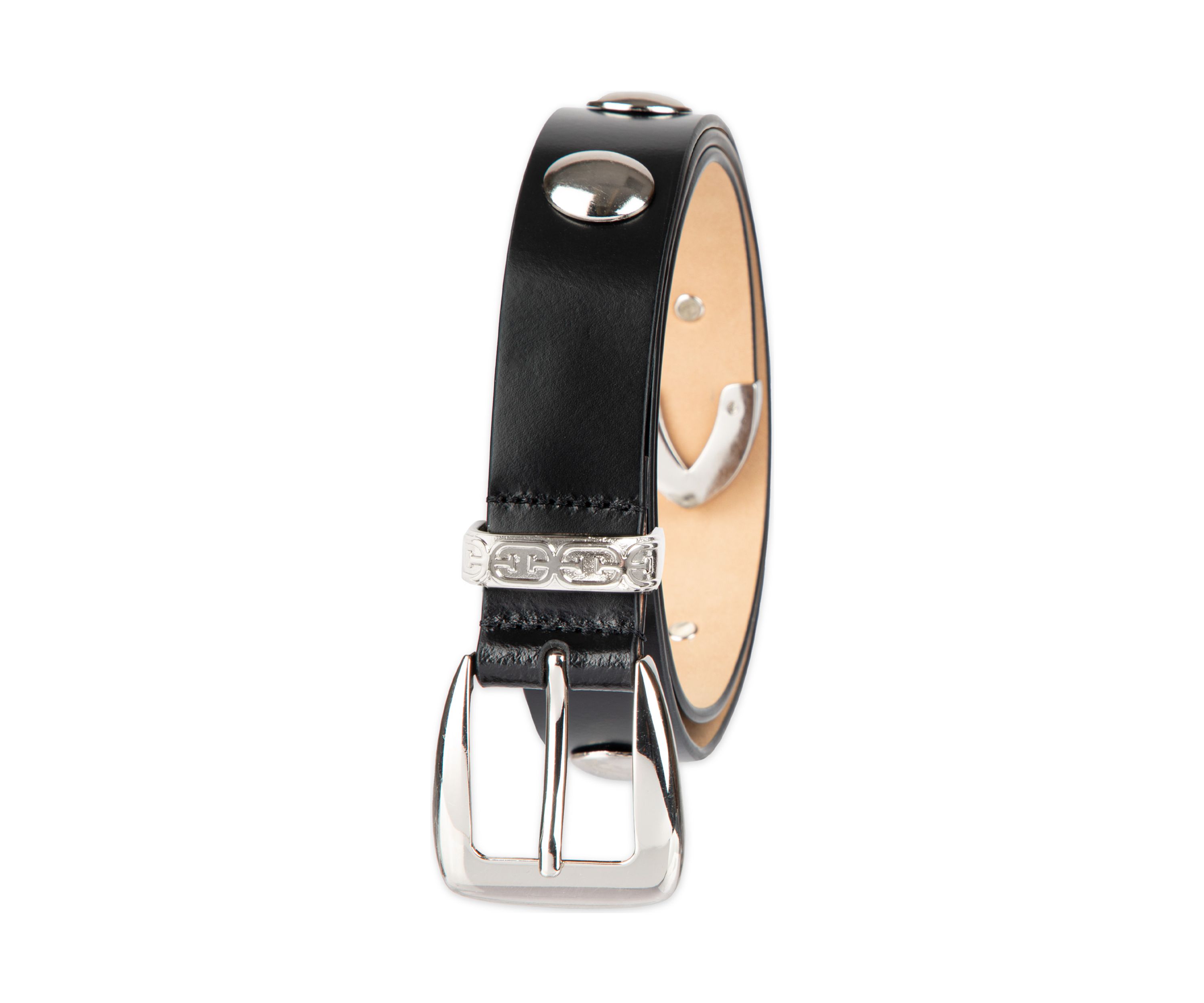 Flat Stud Slim Fashion Belt