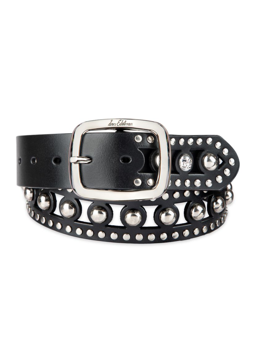 Womens Cutout Gem Studded Belt