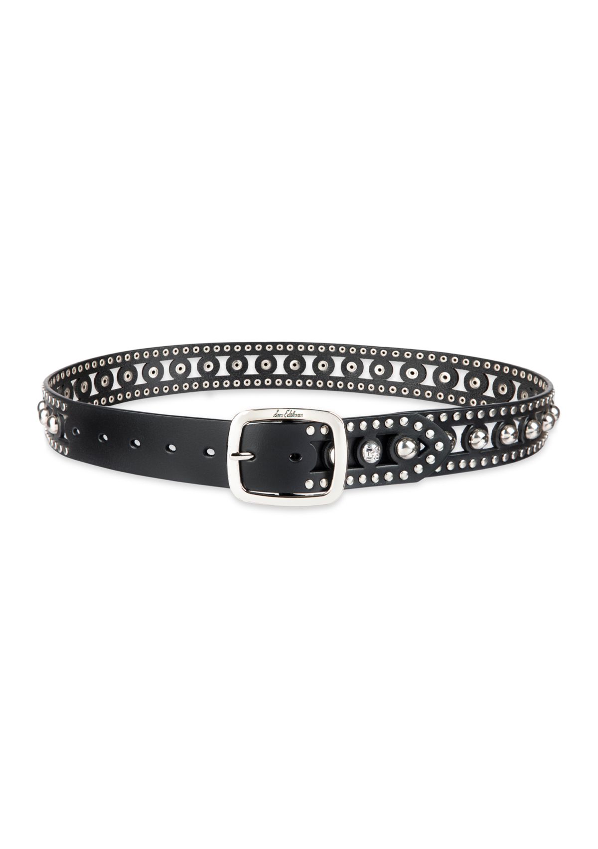 Womens Cutout Gem Studded Belt