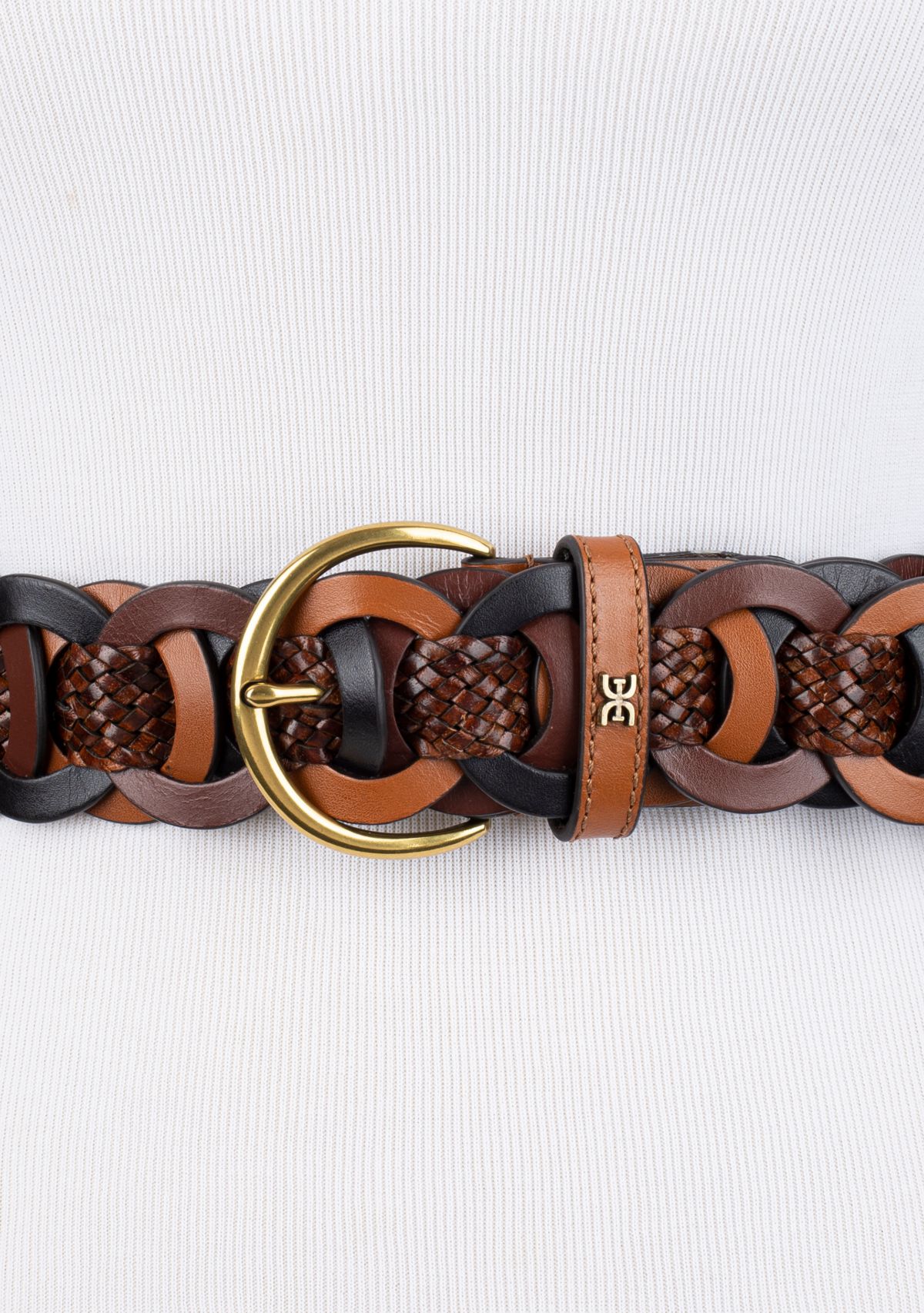 Linked Braided Fashion Belt