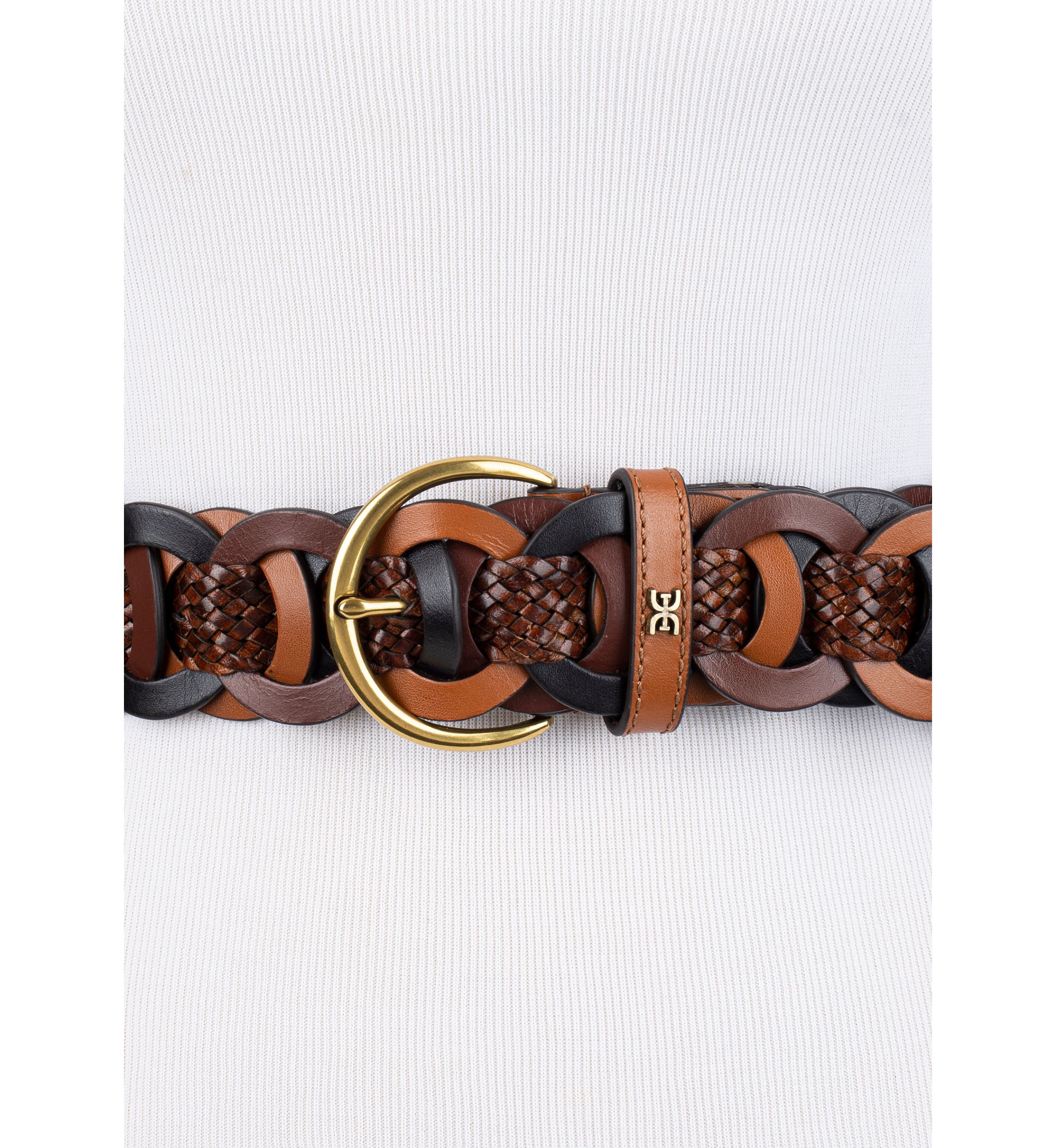 Linked Braided Fashion Belt