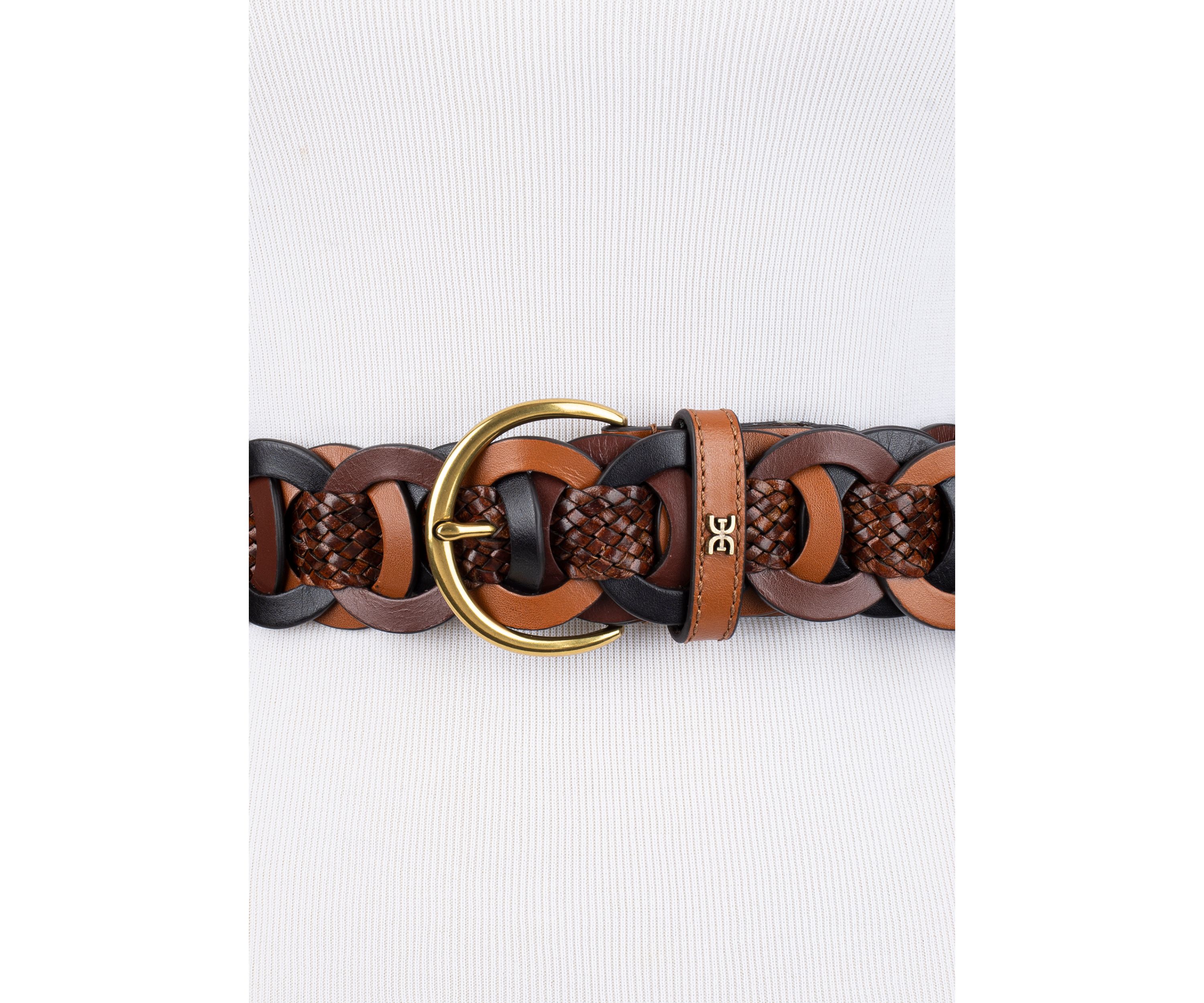 Linked Braided Fashion Belt