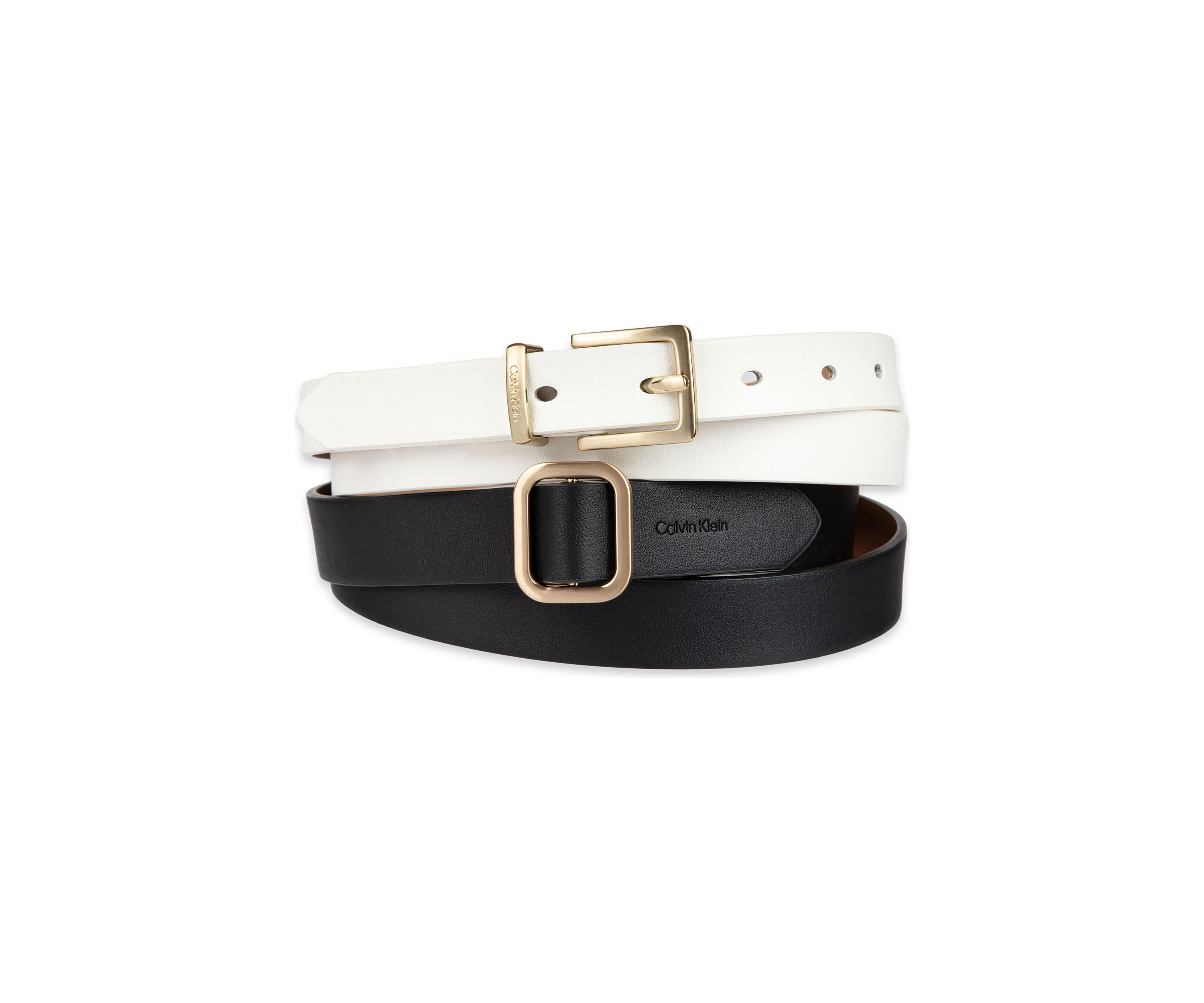 Womens Reversible Dress Fashion Belts - 2 Pack