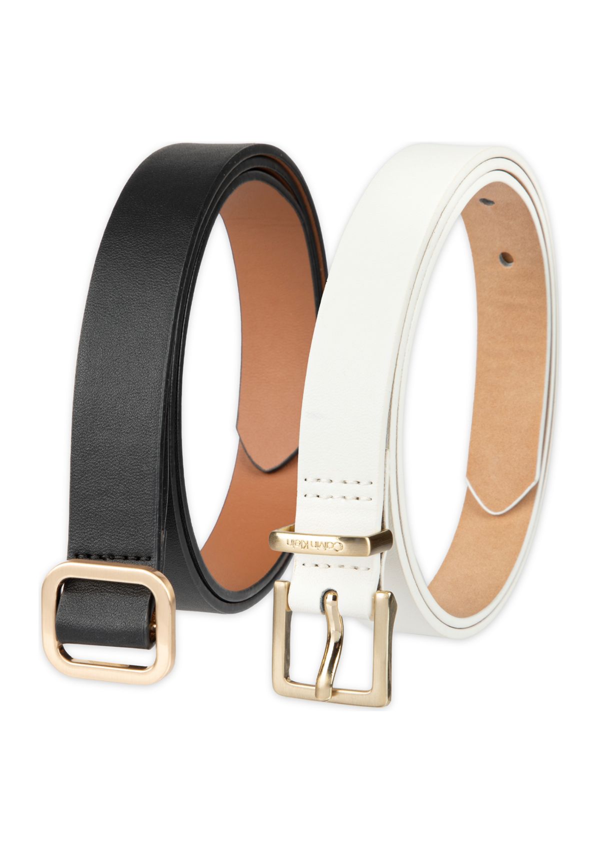 Womens Reversible Dress Fashion Belts - 2 Pack