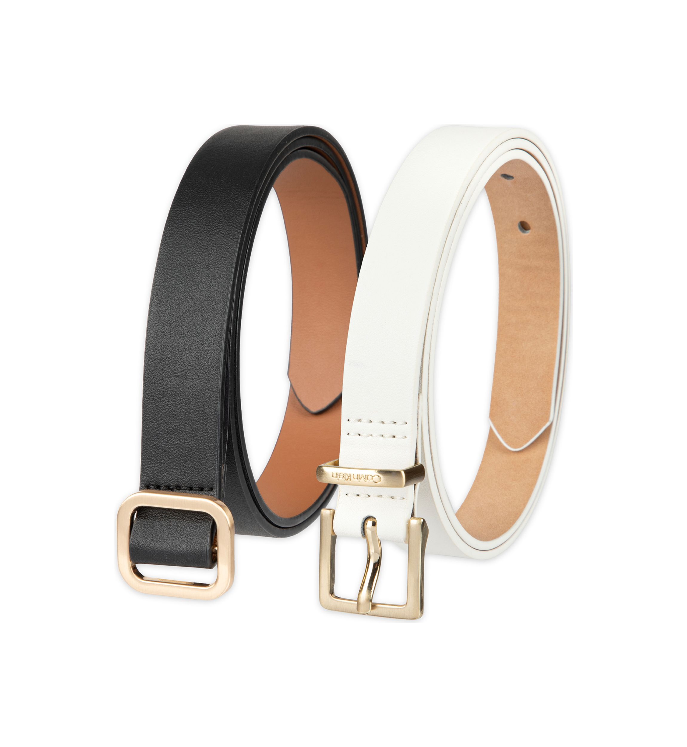 Womens Reversible Dress Fashion Belts - 2 Pack
