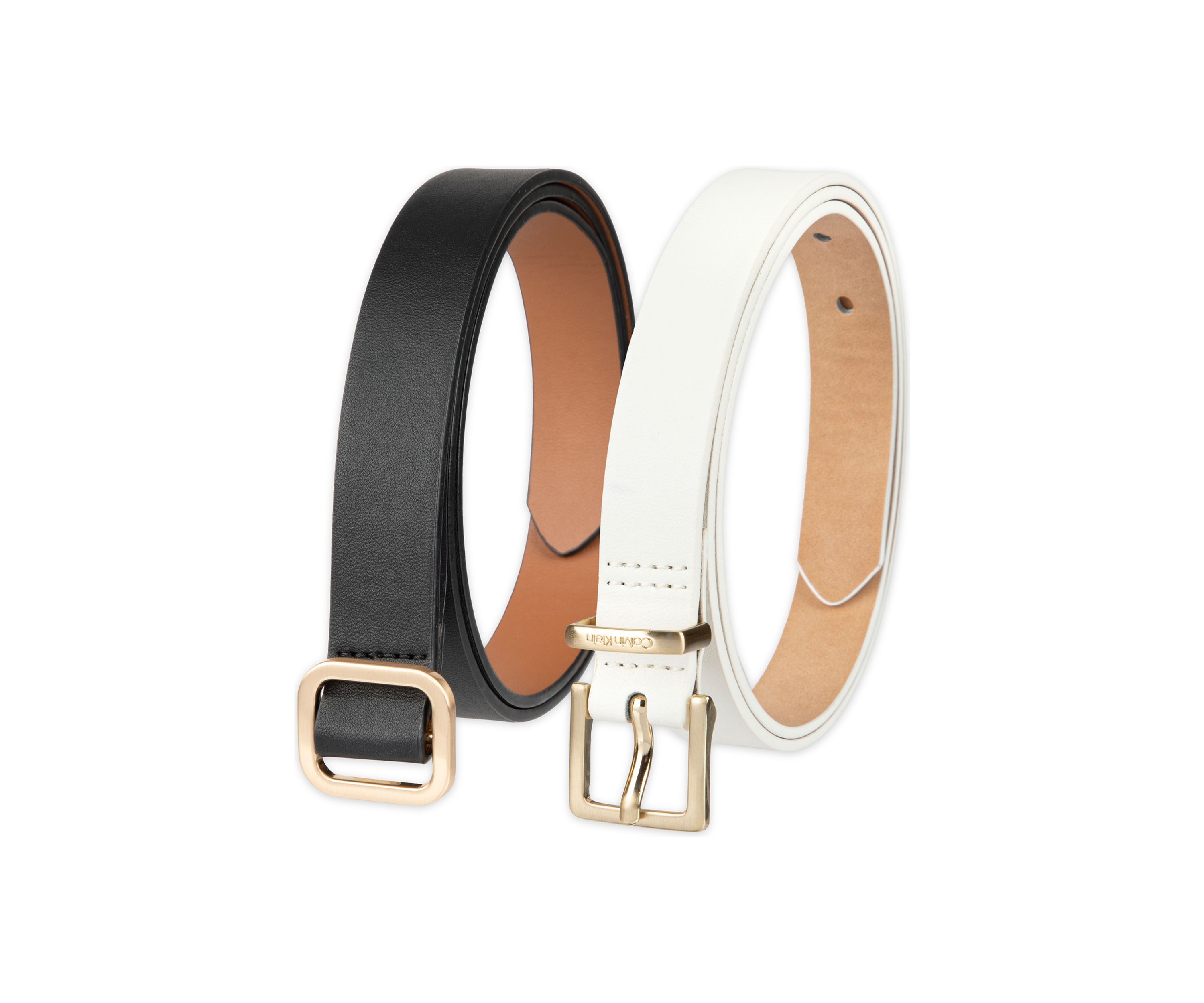 Womens Reversible Dress Fashion Belts - 2 Pack