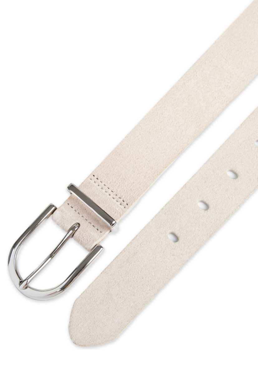 Calvin Klein white tan stripe leather belt M Calvin Klein White Belts for Women for sale | eBay main image 3