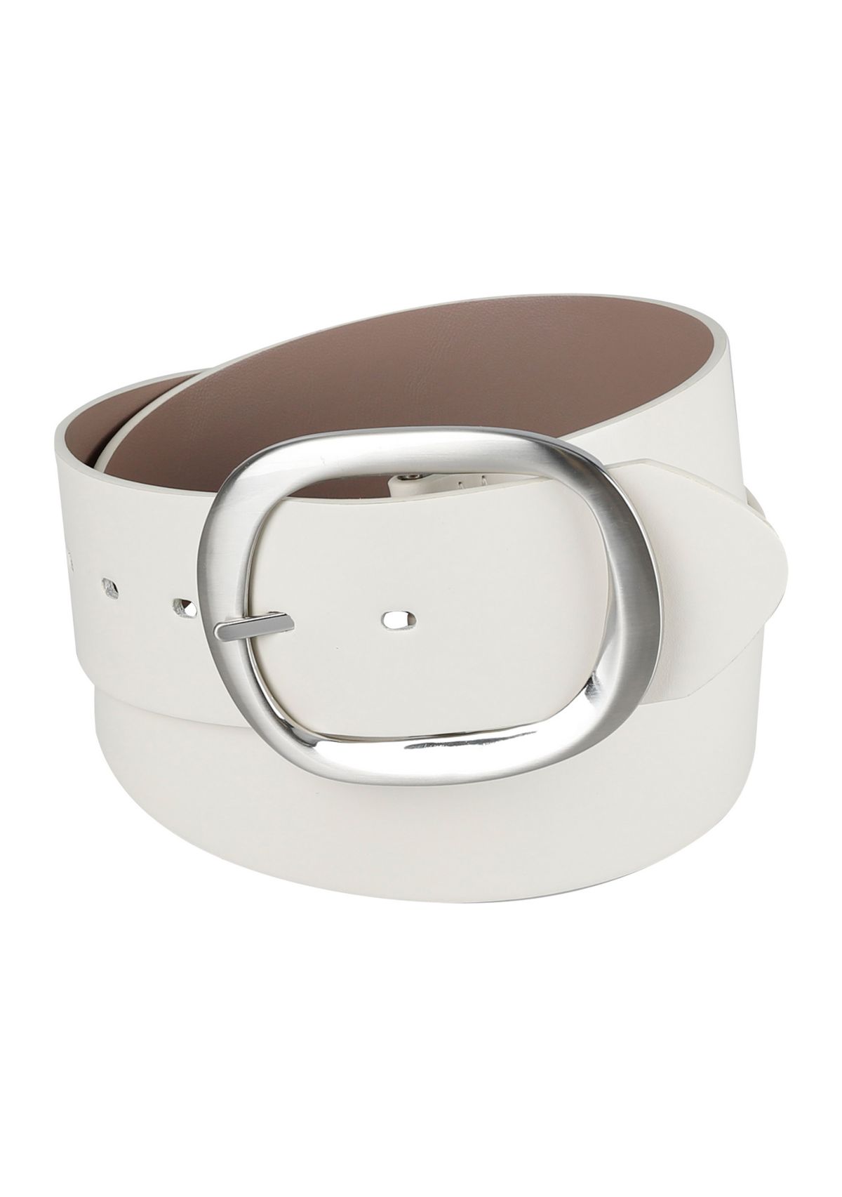 Two in One Reversible Centerbar Statement Buckle Belt