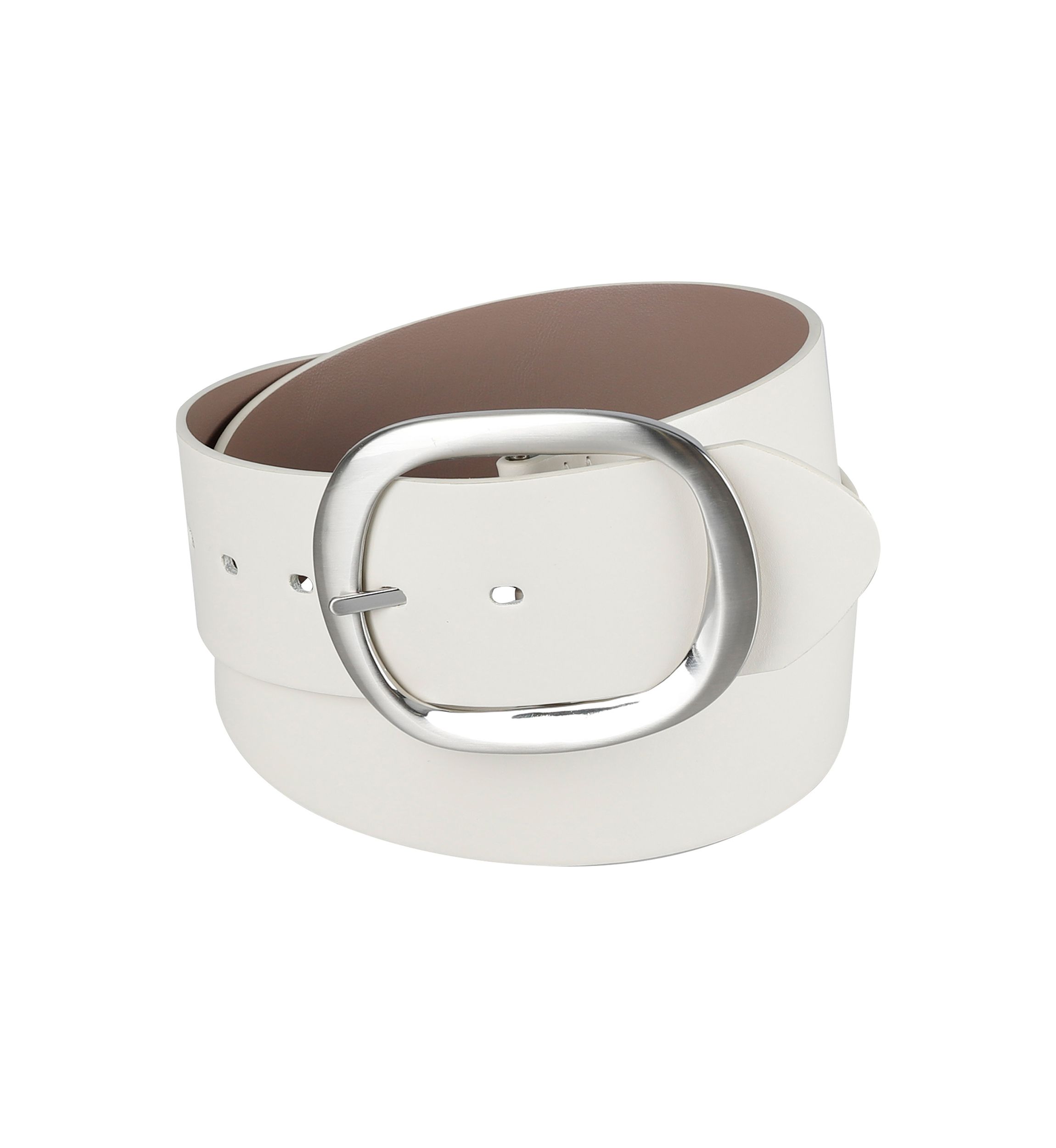 Two in One Reversible Centerbar Statement Buckle Belt
