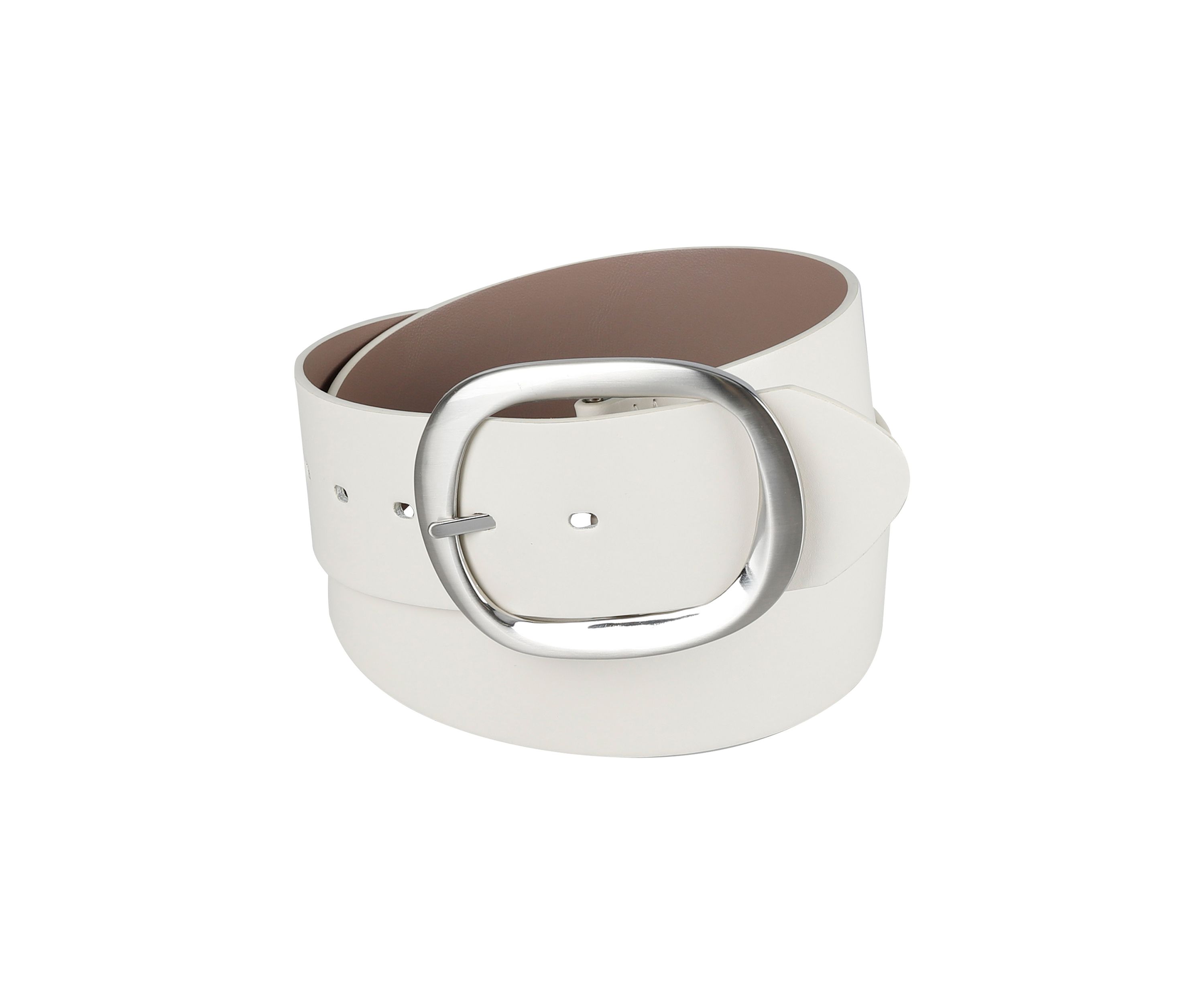 Two in One Reversible Centerbar Statement Buckle Belt