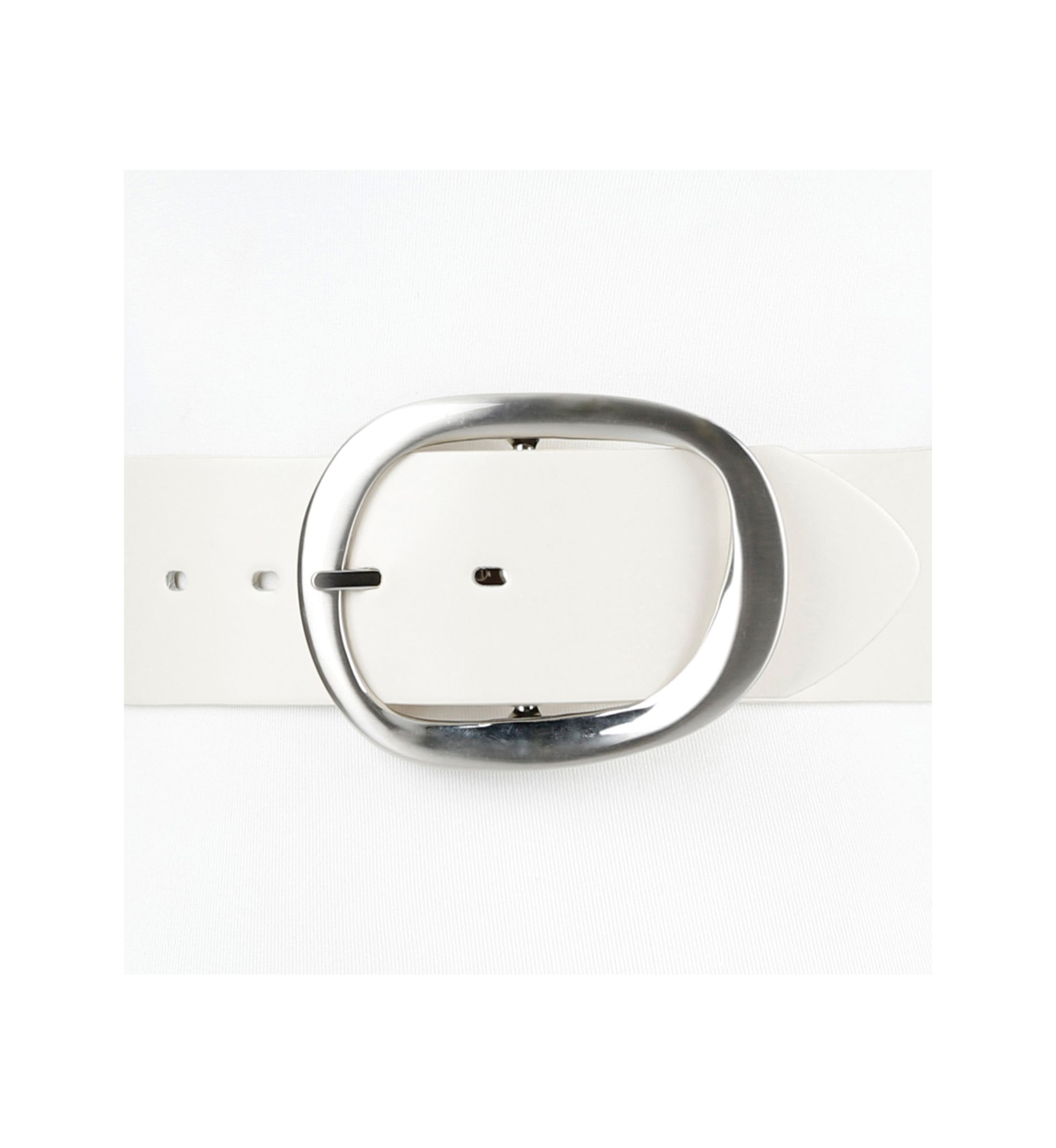 Two in One Reversible Centerbar Statement Buckle Belt