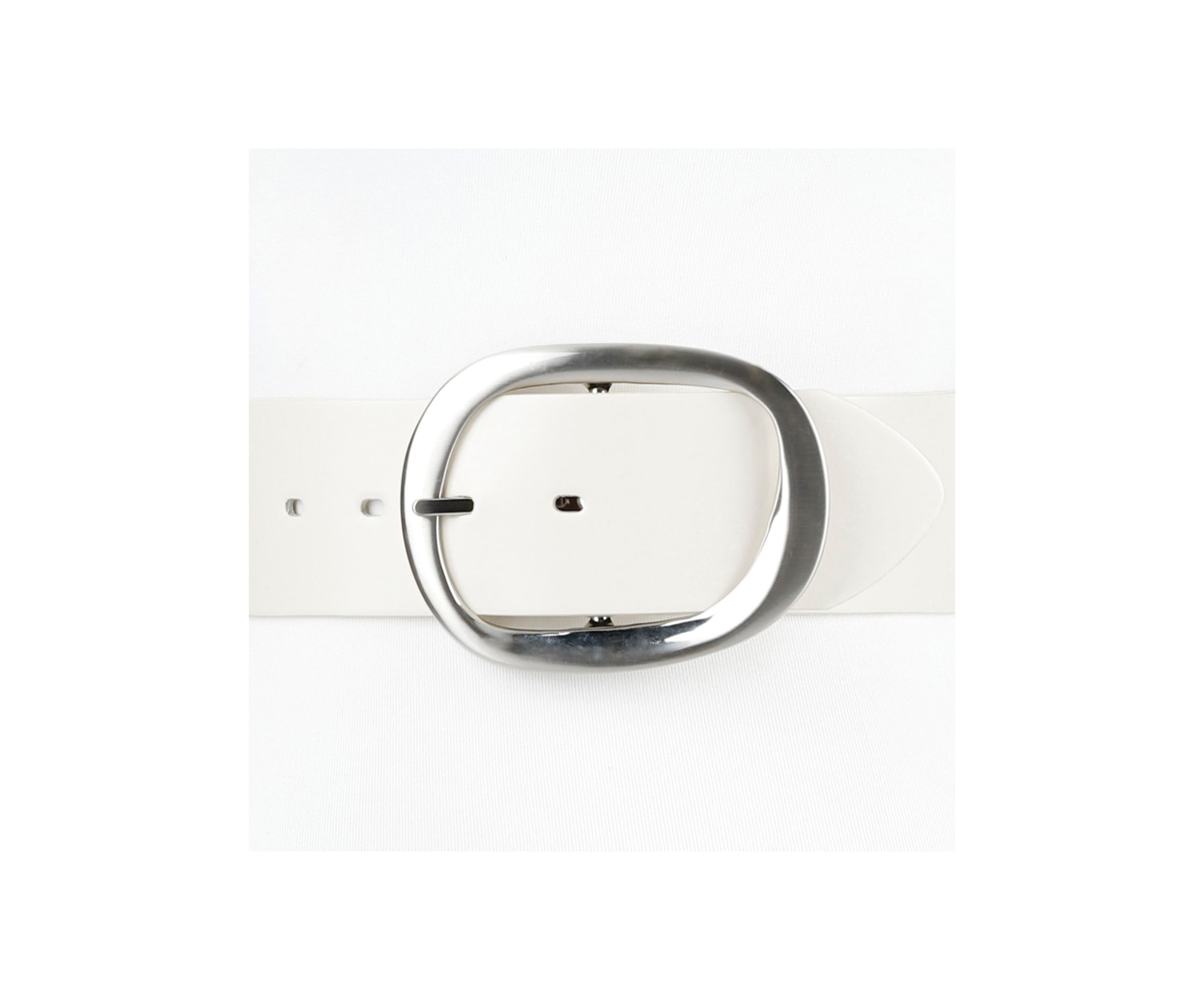 Two in One Reversible Centerbar Statement Buckle Belt