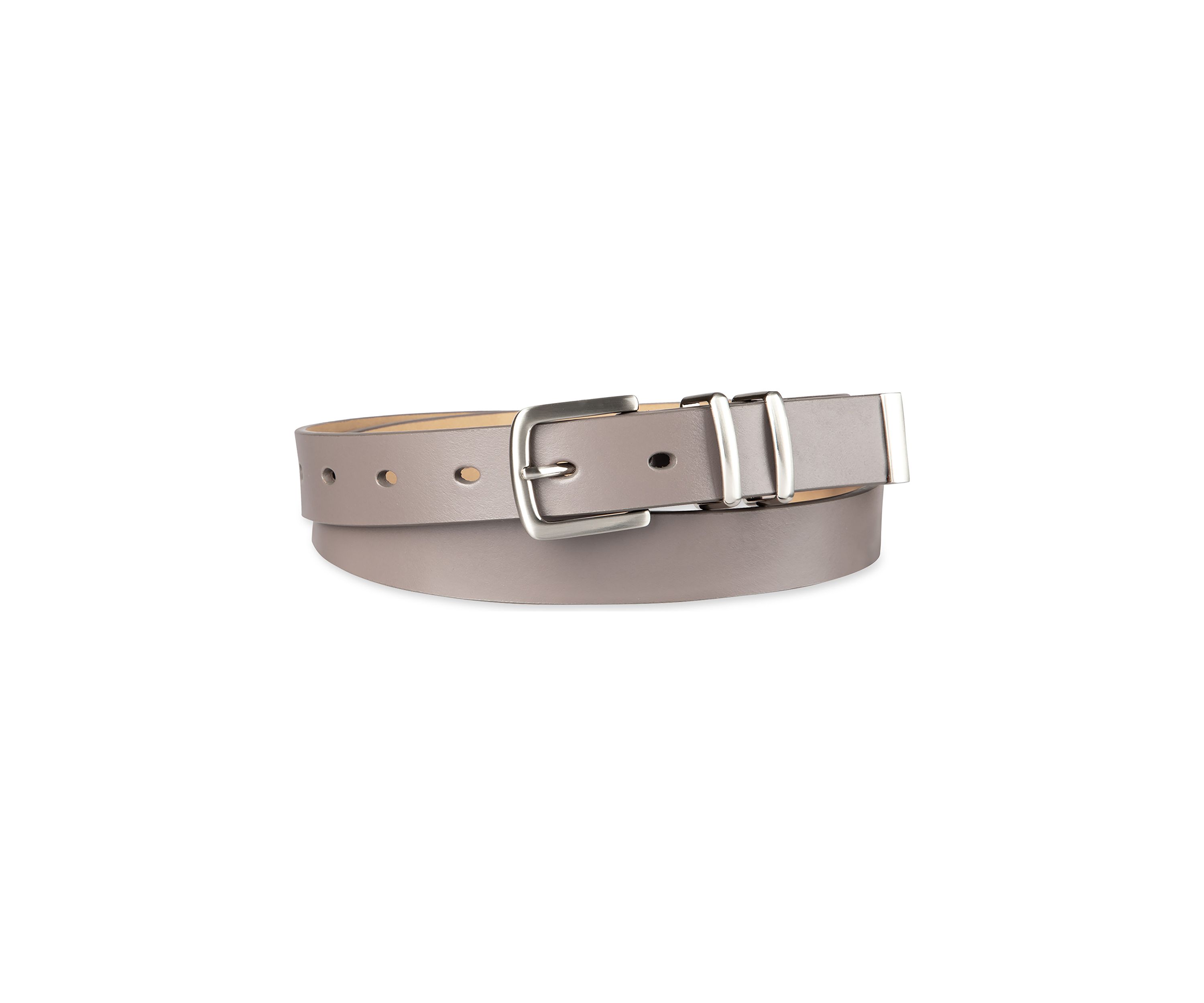 Modern Metal Double Loop Slim Fashion Belt