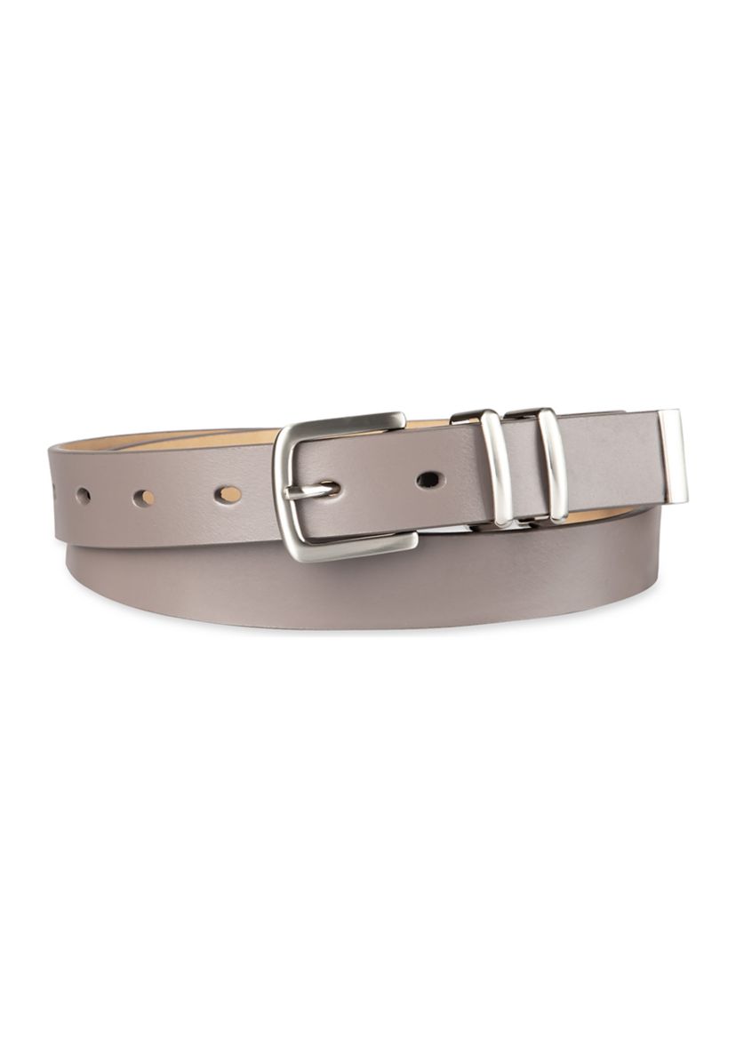 Modern Metal Double Loop Slim Fashion Belt