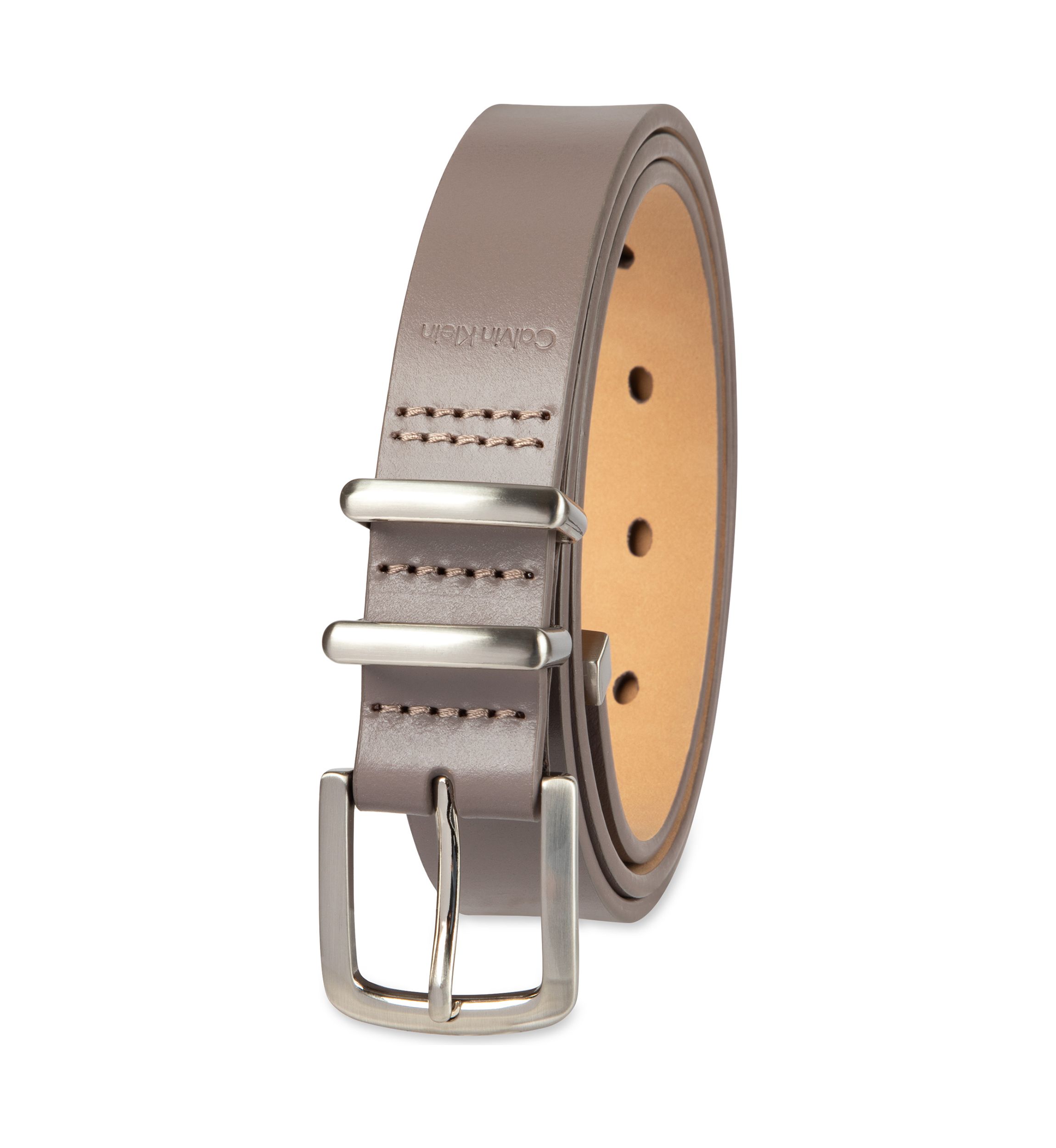 Modern Metal Double Loop Slim Fashion Belt