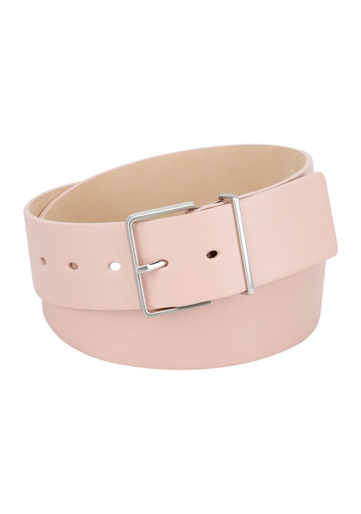 Casual Square Harness Buckle Leather Belt