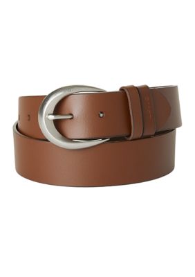 CALVIN KLEIN JEANS - Women's red genuine leather belt 