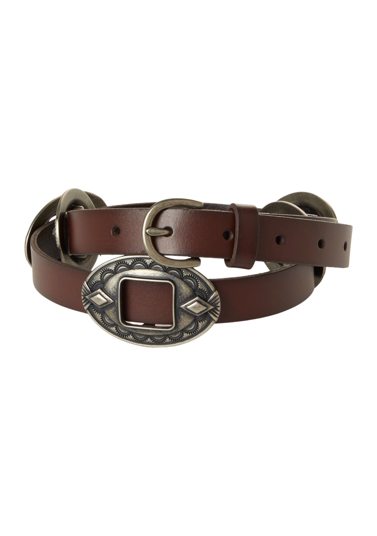 Textured Buckle Belt 