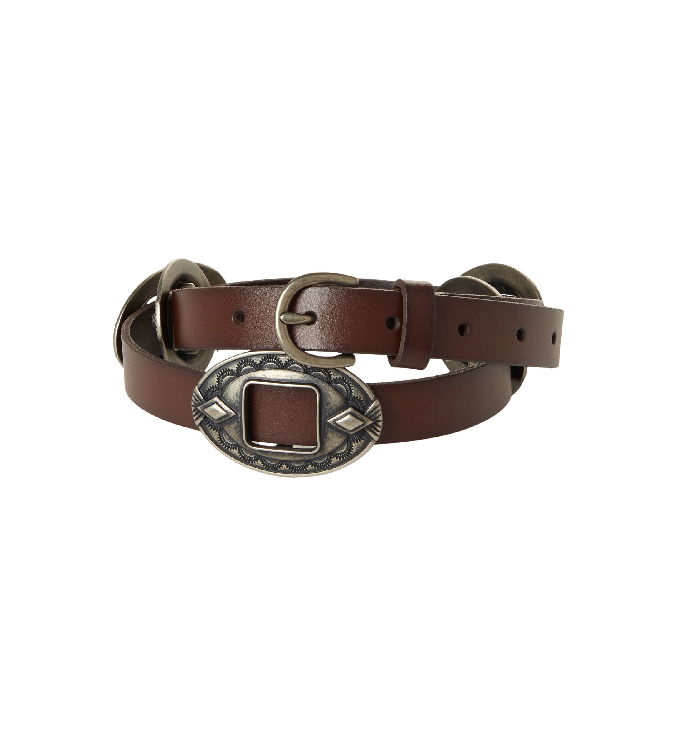 Textured Buckle Belt 